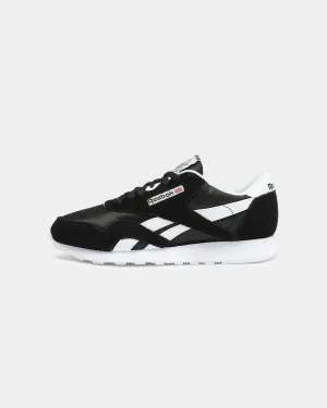 Reebok CL Nylon Black/Black/White City Bright