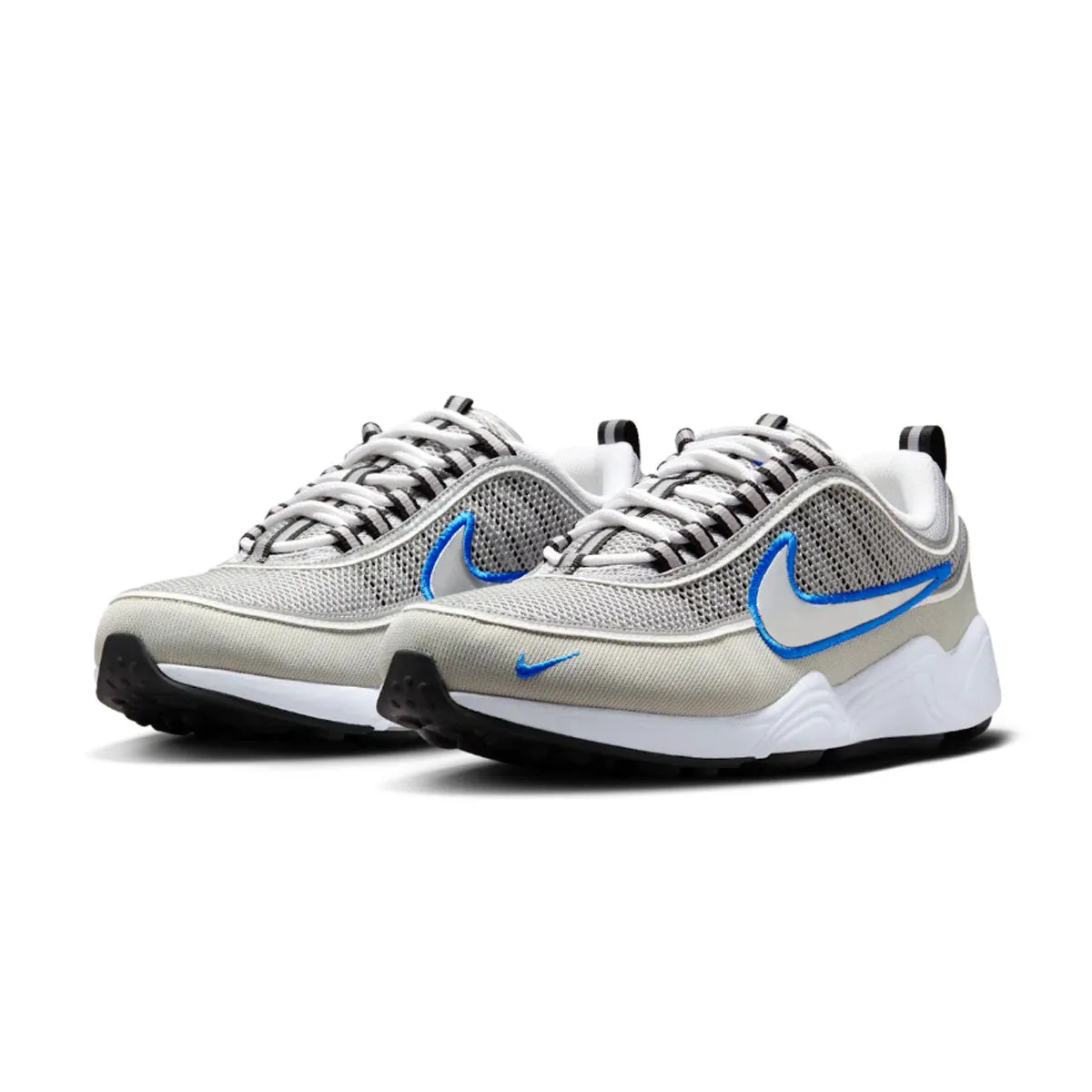 Air Zoom Spiridon SP 'Metallic Silver Signal Blue' group walk Eva Midsole