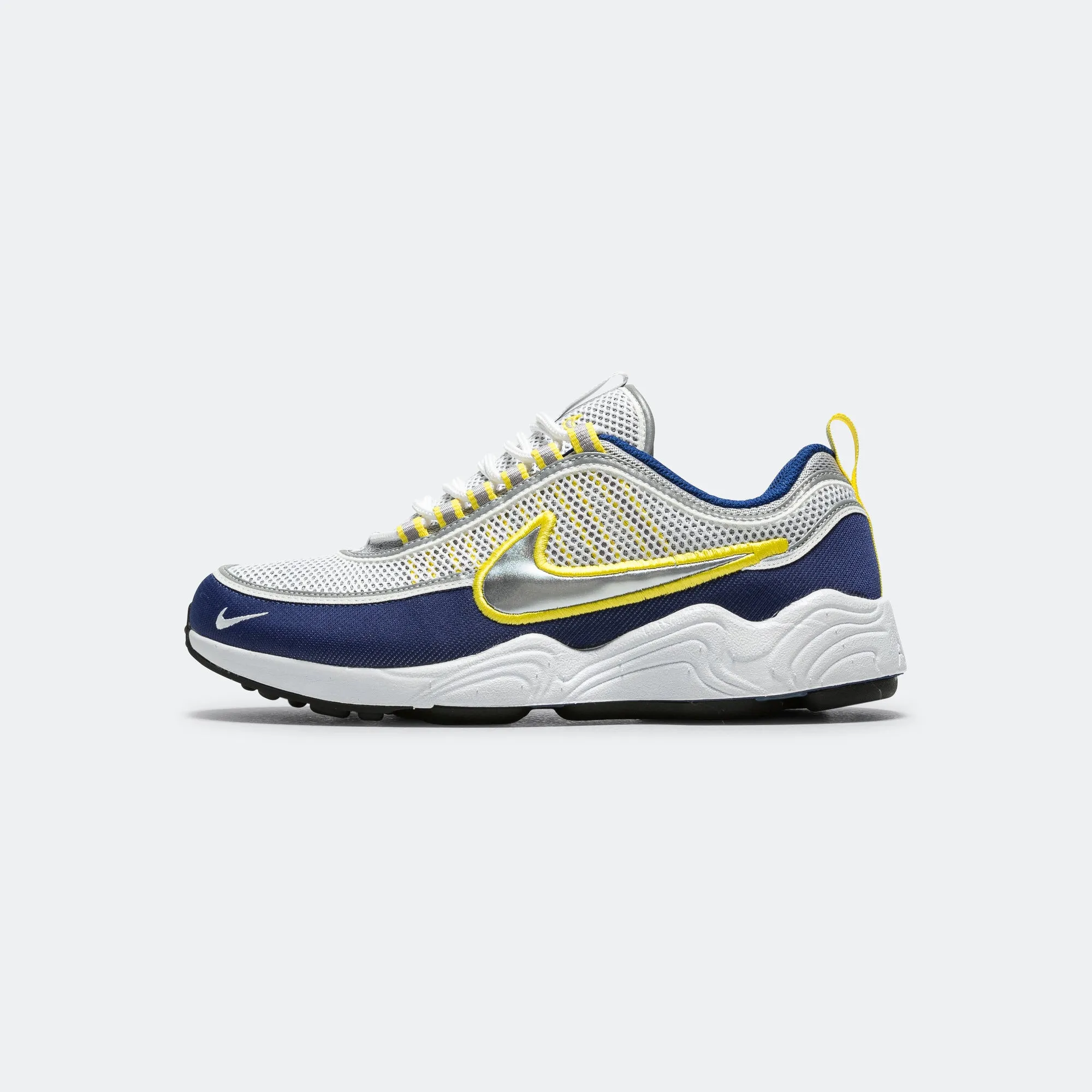 Air Zoom Spiridon SP - White/Metallic Silver-Deep Royal Blue Soft Padding Microperforated Upper