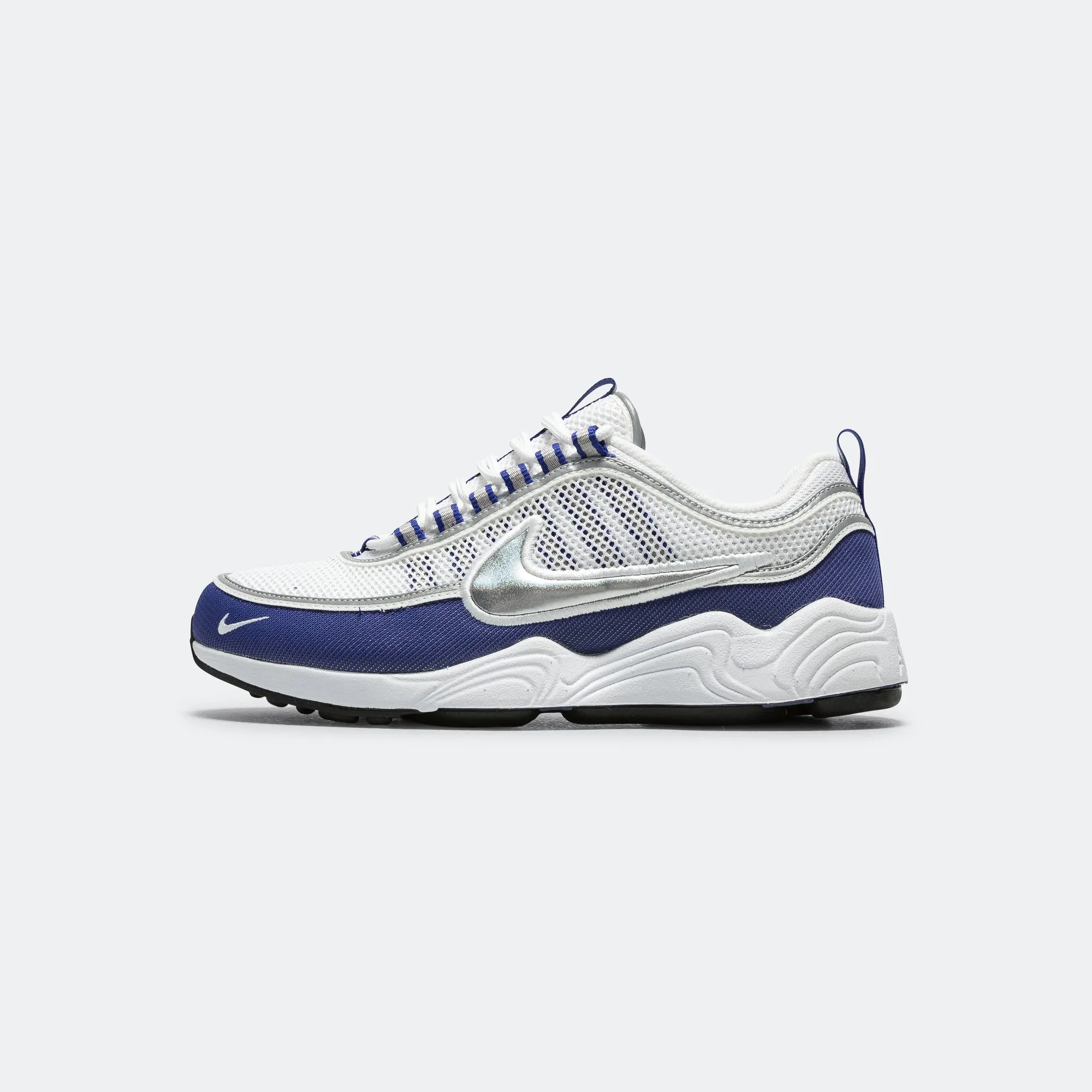 Air Zoom Spiridon SP - White/Metallic Silver-Light Concord Perforated Tongue Design