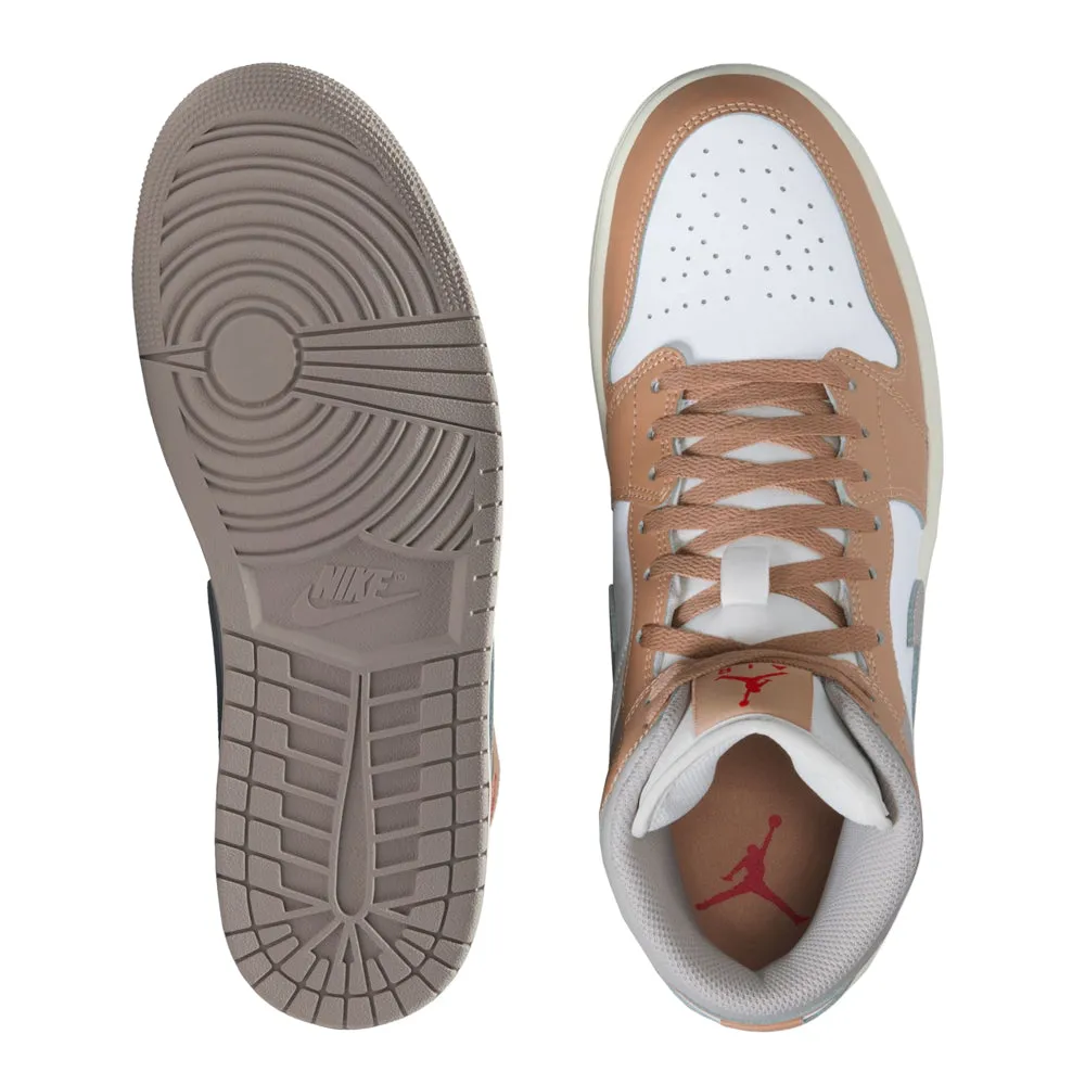 AJ 1 Mid - Mens molded footbed shoes