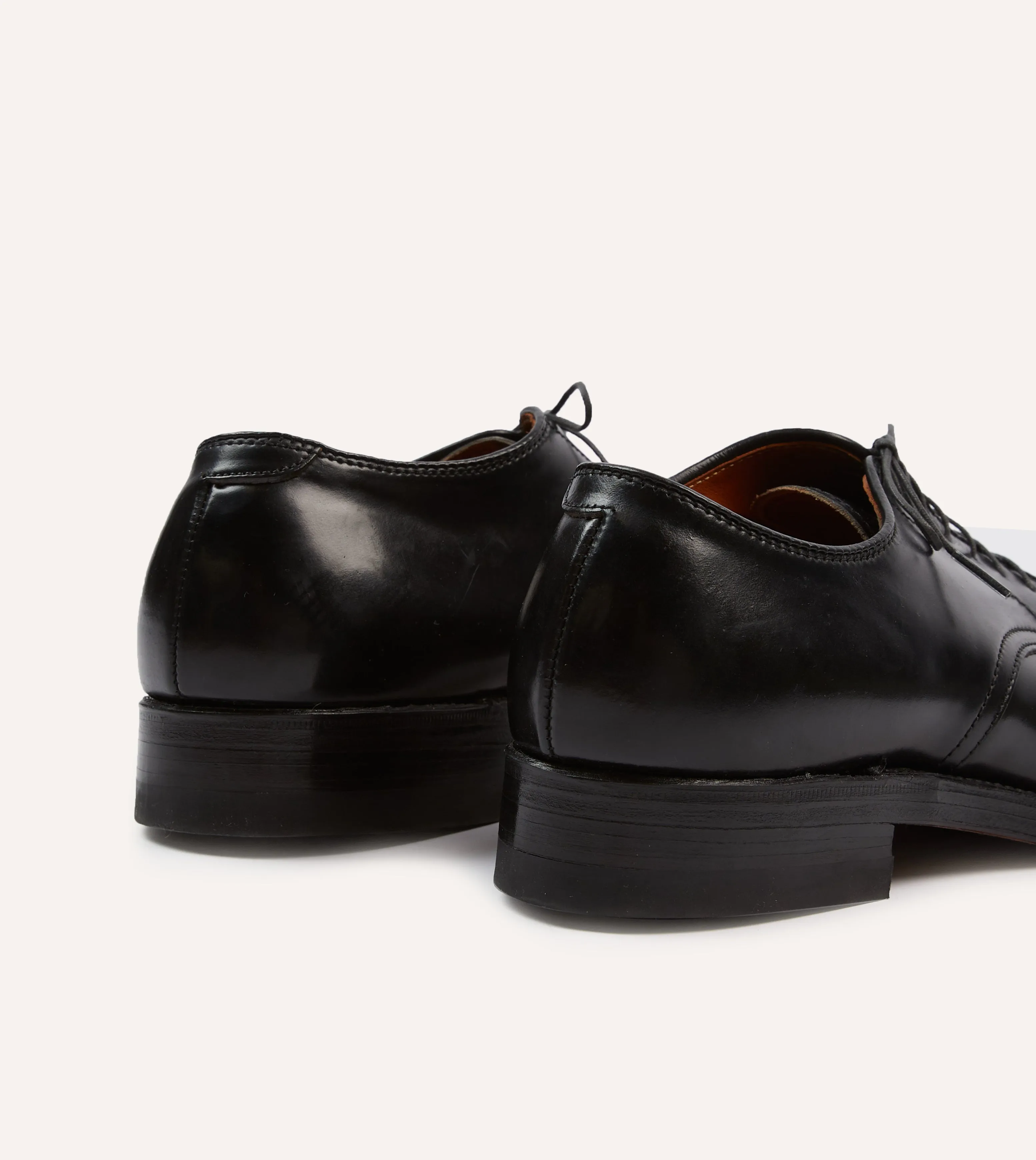 Alden Black Cordovan Algonquin Blucher Wide Comfort Shine Hold