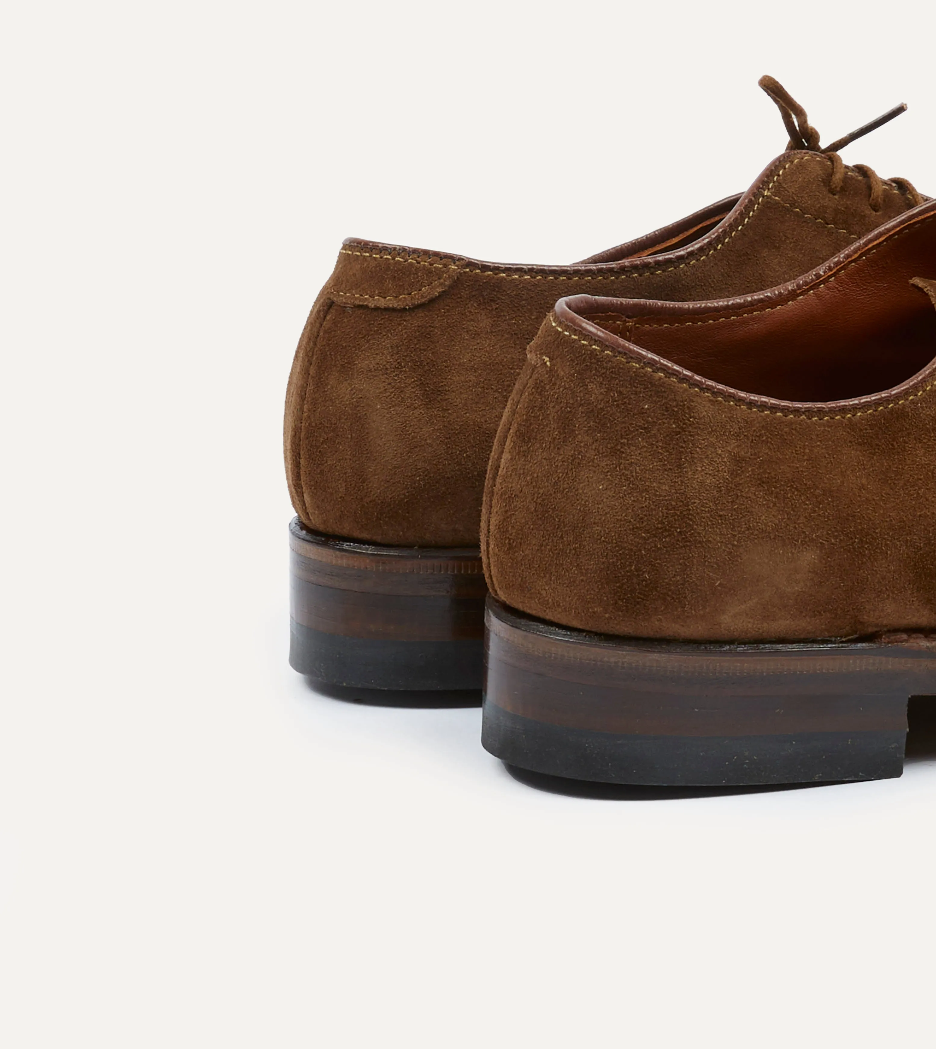Alden Snuff Suede Algonquin Blucher Durable Construction Eye Draw