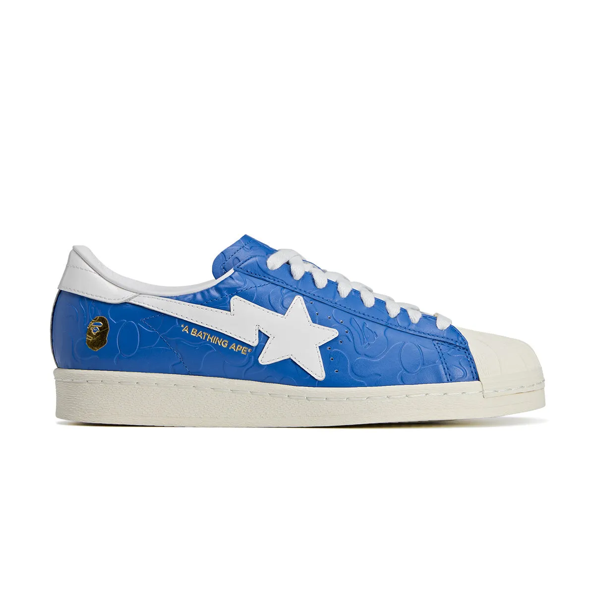   BAPE Superstar Vintage 'Blue' Timeless Support zip - closure