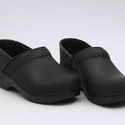 Womens Dansko Professional Black Oiled Block Hike
