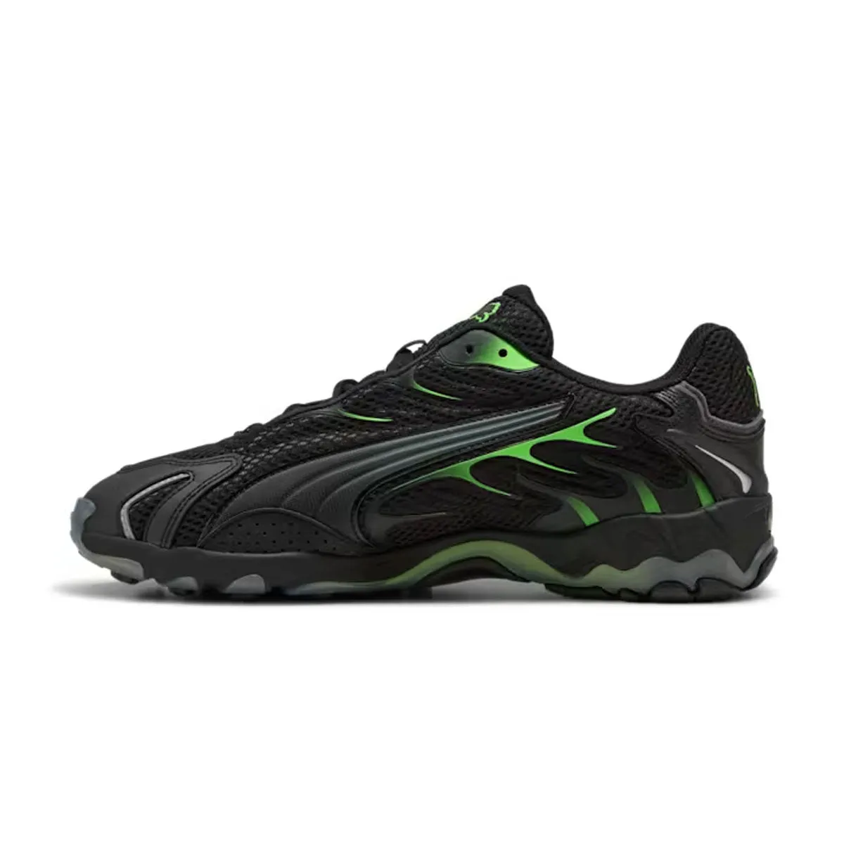 Distinctive cushioning Inhale 'Black Green Glare'