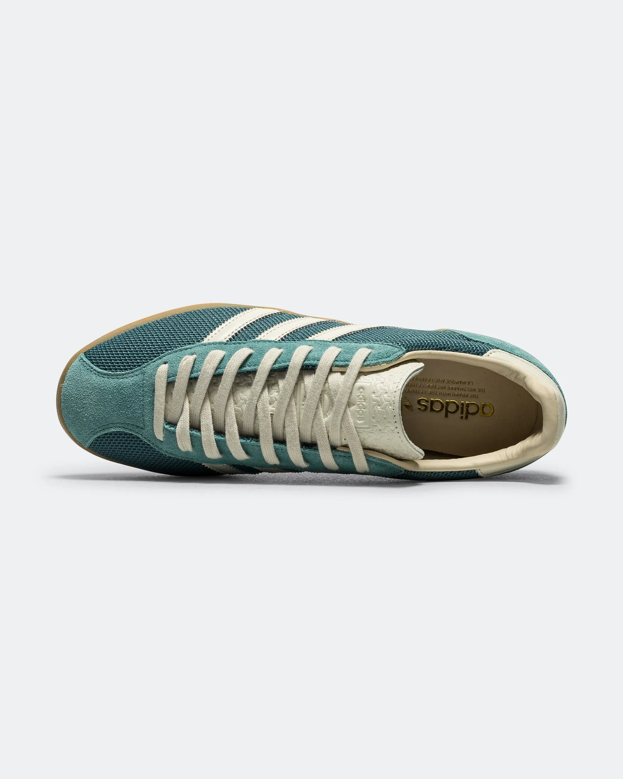 Gazelle Indoor - Preloved Teal/Off White-Warm Sandstone Zero Break In Comfort