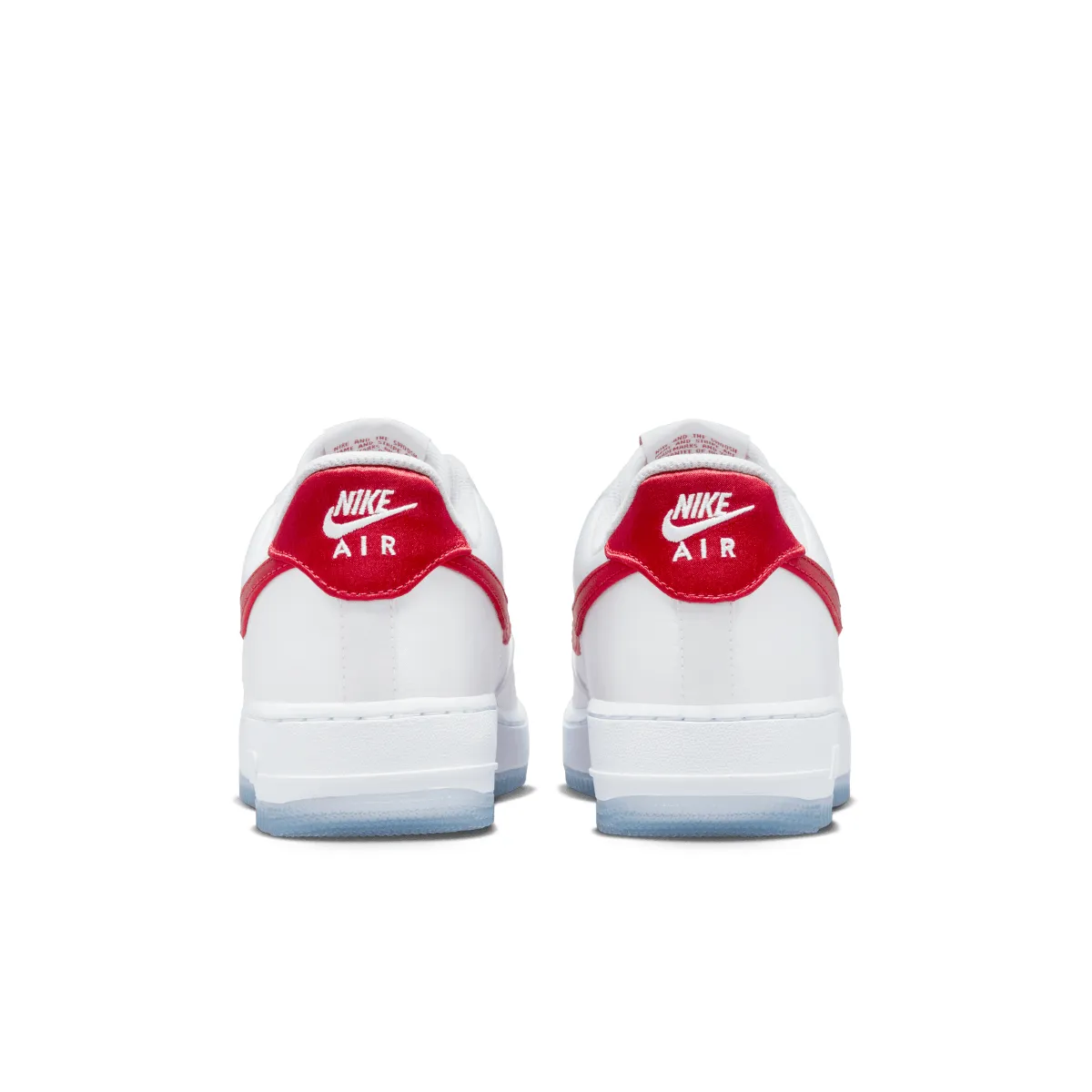 Wmns Air Force 1 ??07 'Satin White Red' Comfortable Wear