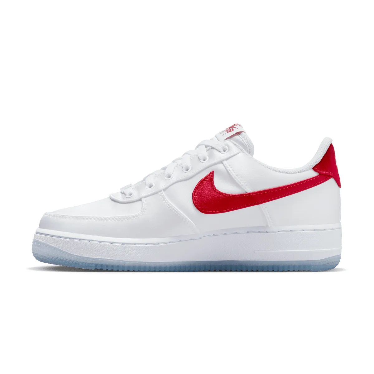 Casual arch Enhanced comfort Wmns Air Force 1 ??07 'Satin White Red'