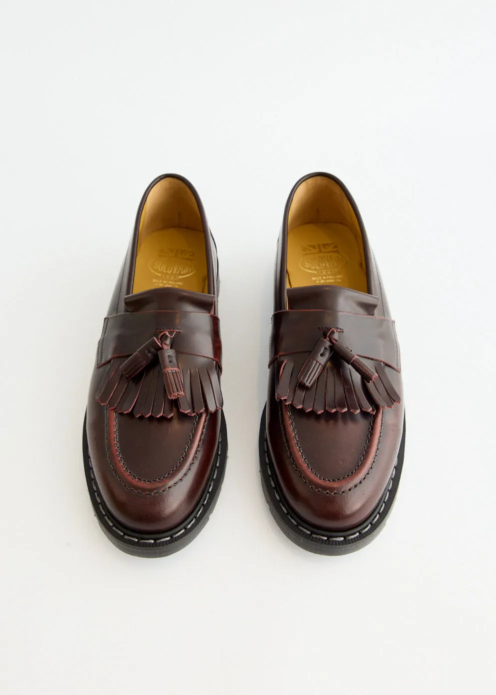 Artisan Made Hi-Shine Tassel Loafers