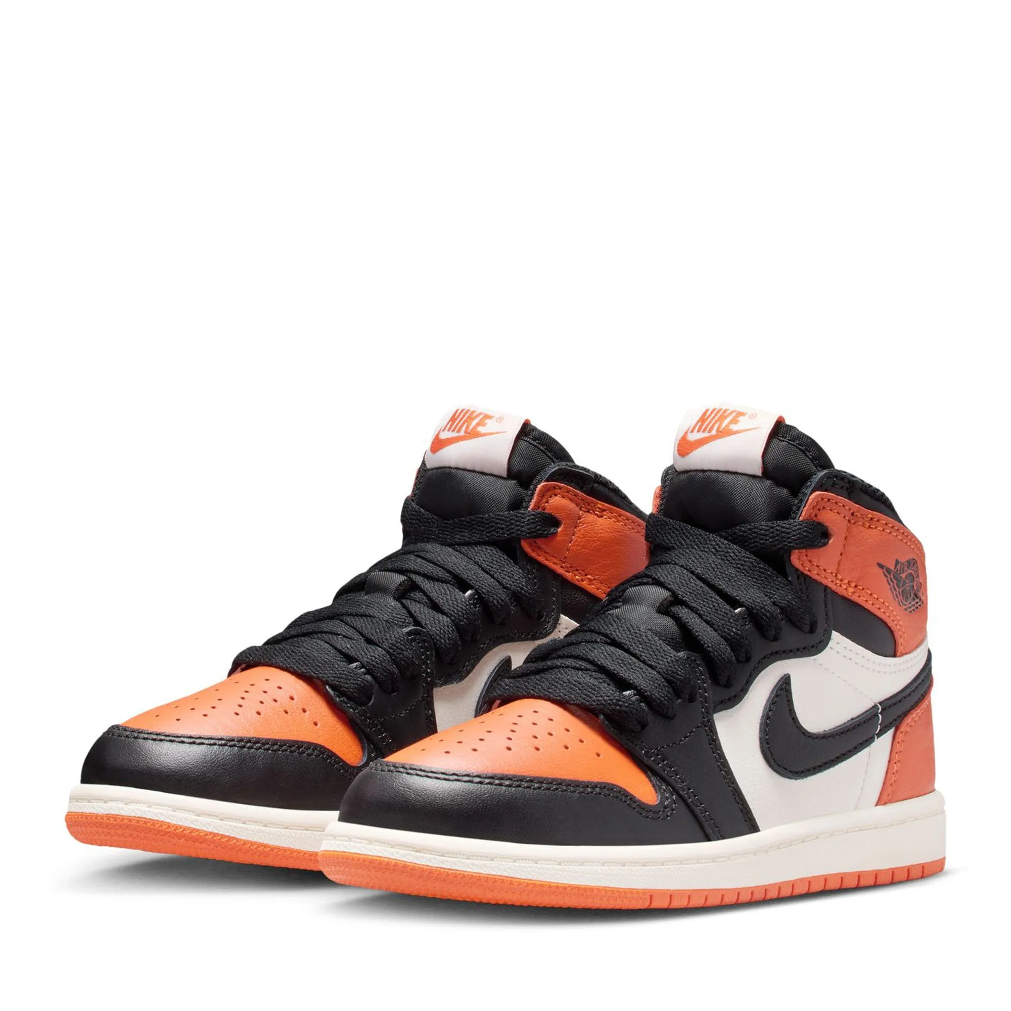 All-Day Wear TPU Reinforcement Jordan 1 Retro High OG 'Shattered Backboard' (PS) - Black/Starfish