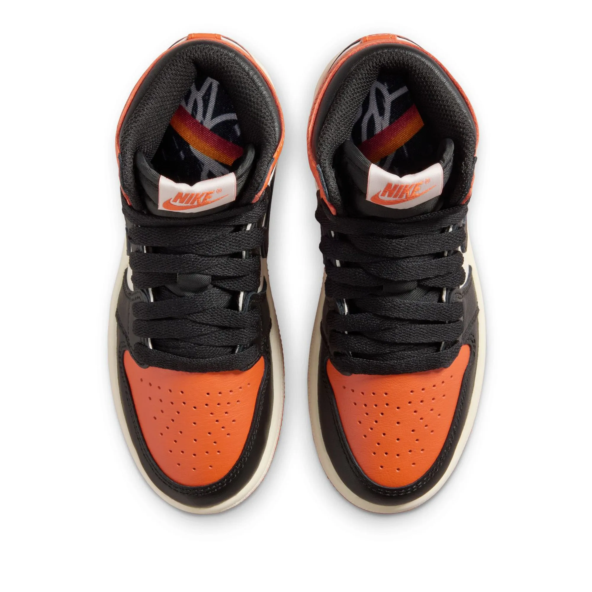 Jordan 1 Retro High OG 'Shattered Backboard' (PS) - Black/Starfish Reliable flair