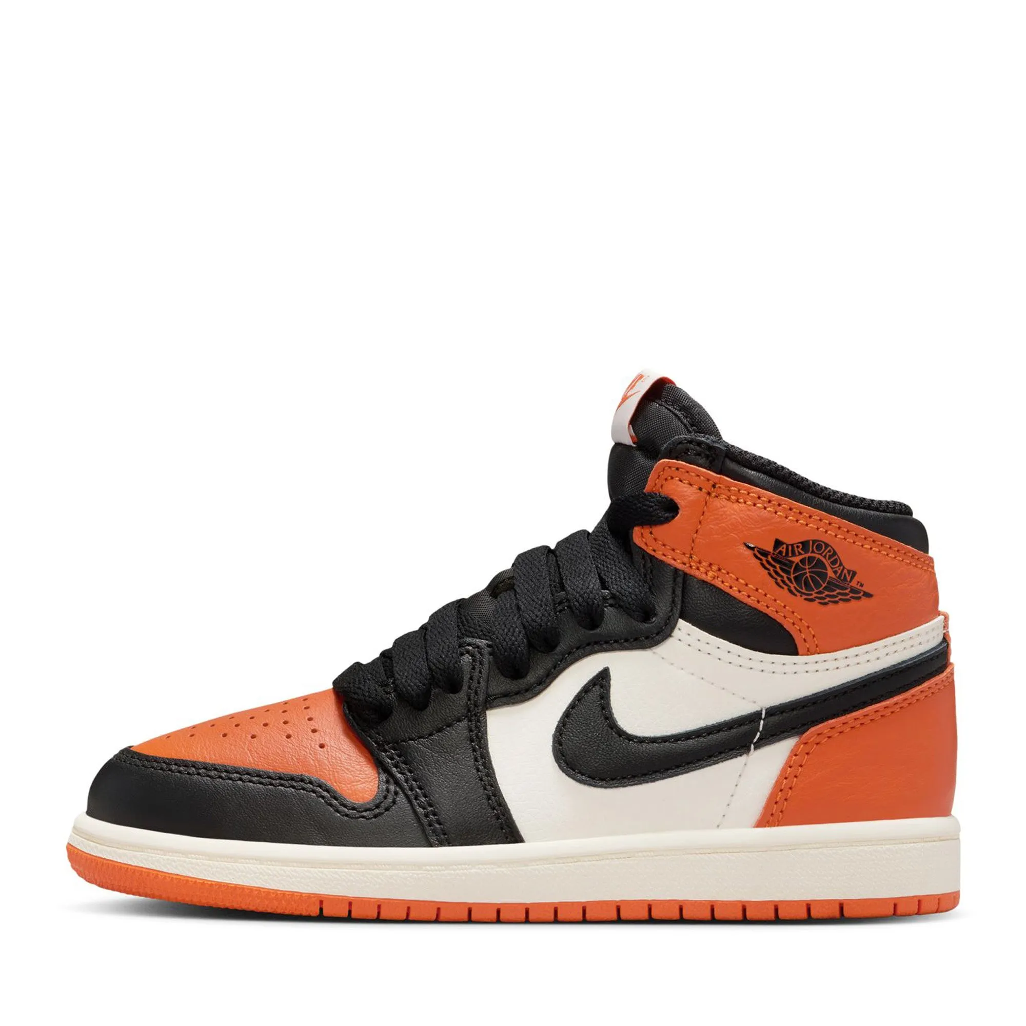 Ergo Sole Jordan 1 Retro High OG 'Shattered Backboard' (PS) - Black/Starfish
