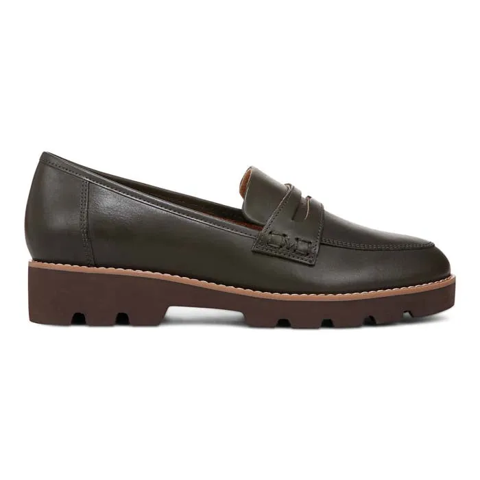 Womens Vionic Cheryl II in Dark Khaki Stone Path