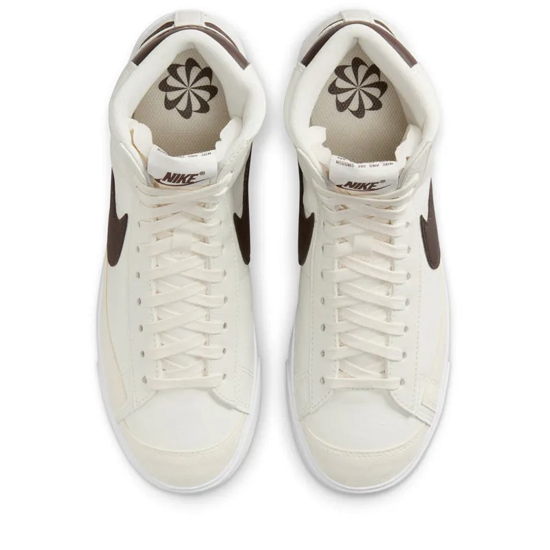 Women's Nike Blazer Mid '77 - Sail/Baroque Brown Thermoplastic Heel Cup Aero Dynamic Silhouette
