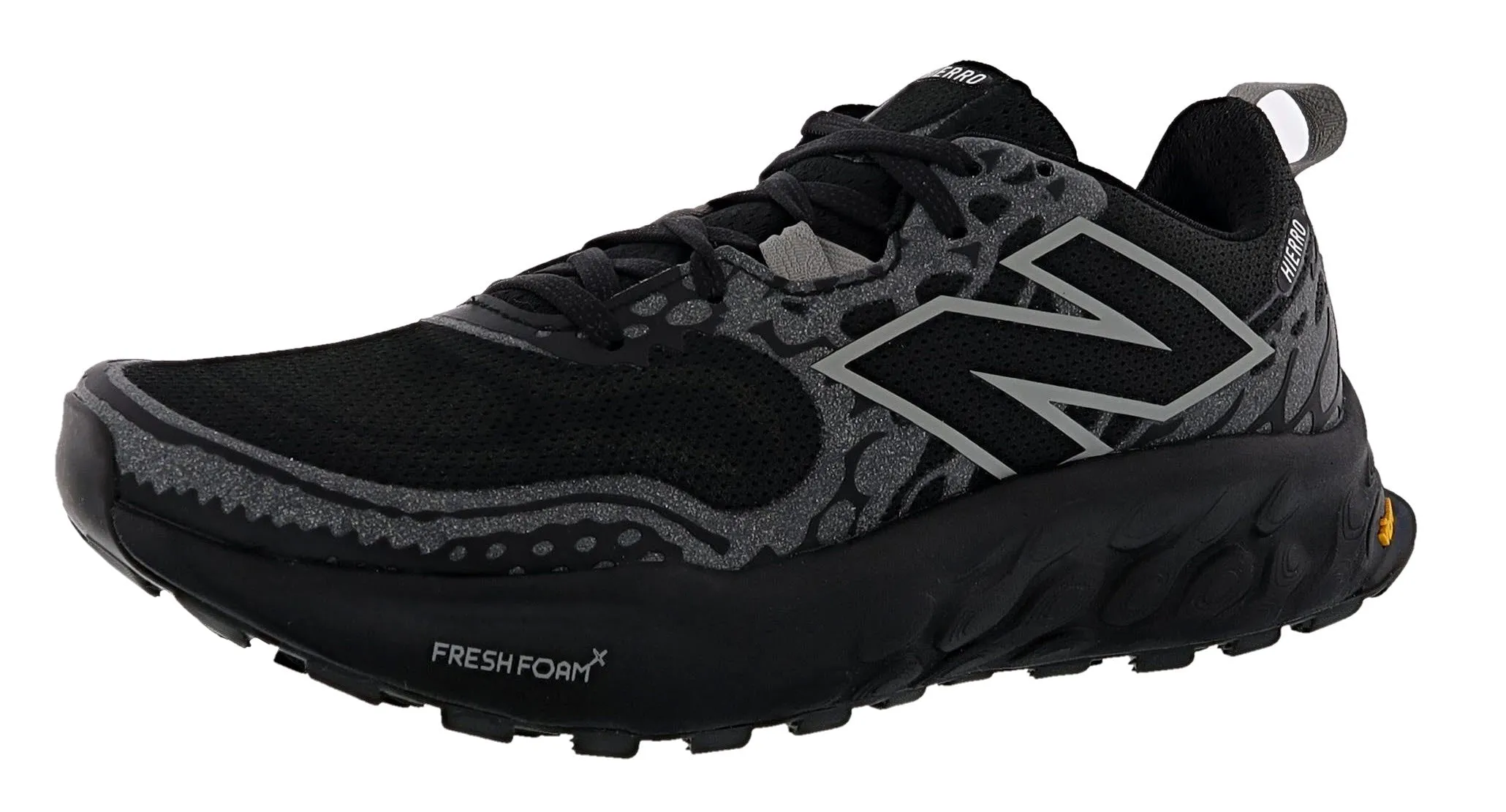 speed work shoe applicability New Balance Men's Fresh Foam X Hierro v8 Trail Running Shoes