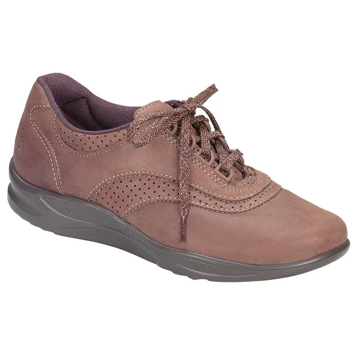 Womens SAS Walk Easy Chocolate Outdoor Errands Taxi Ride