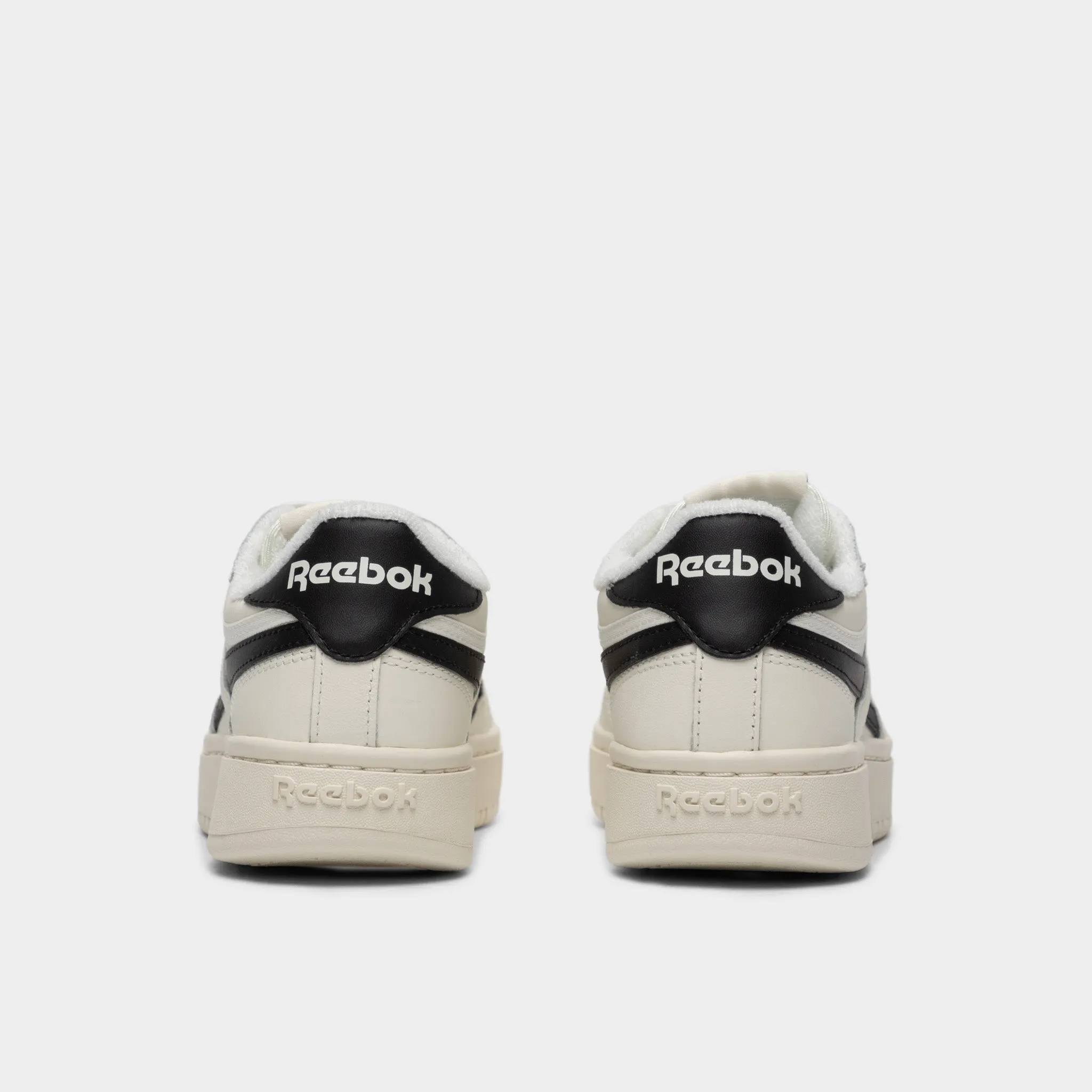 Reebok Women's Club C Double Revenge Chalk / Black - Chalk Motion Friendly Step Stability