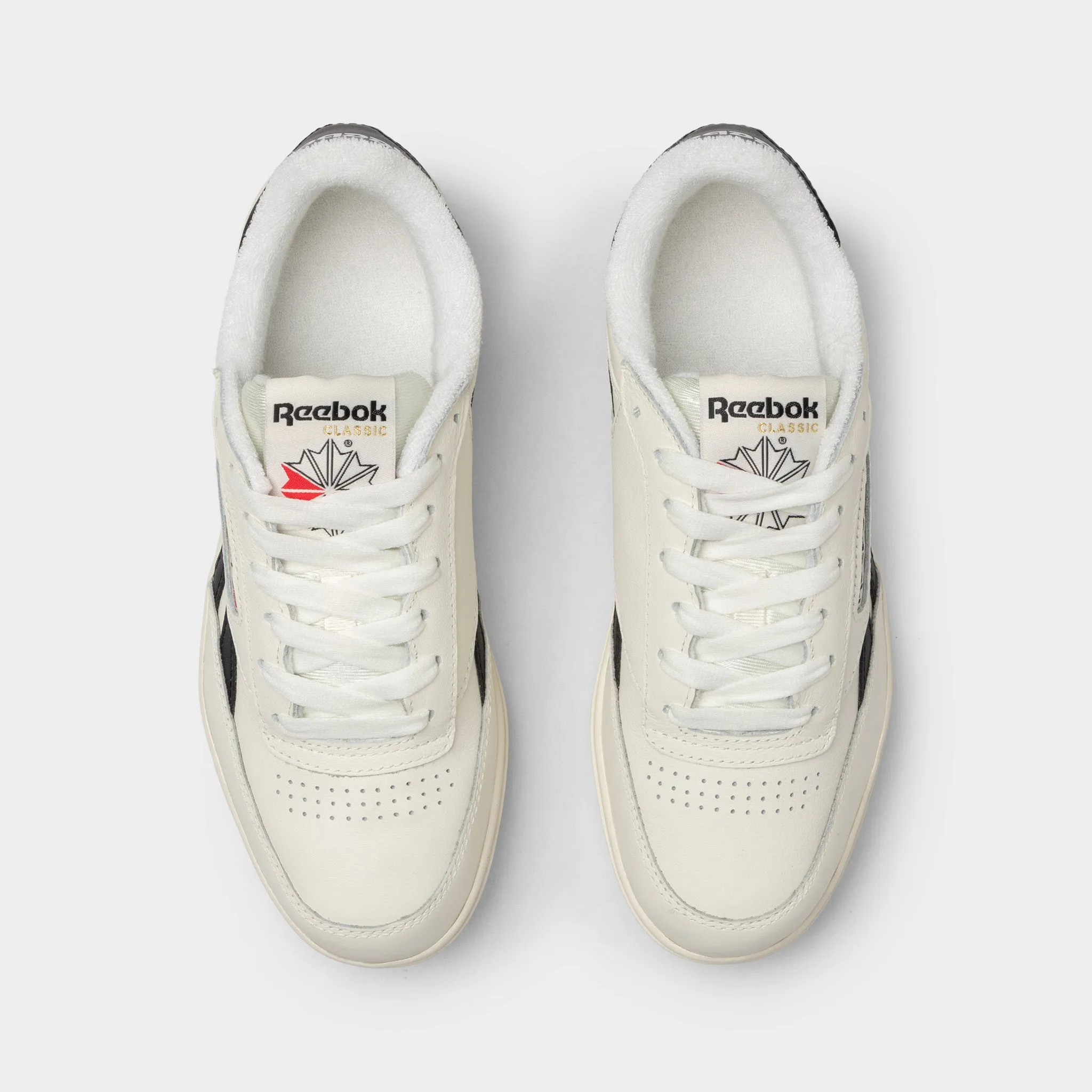 Reebok Women's Club C Double Revenge Chalk / Black - Chalk Running Errands Comfortable Arch Cushion