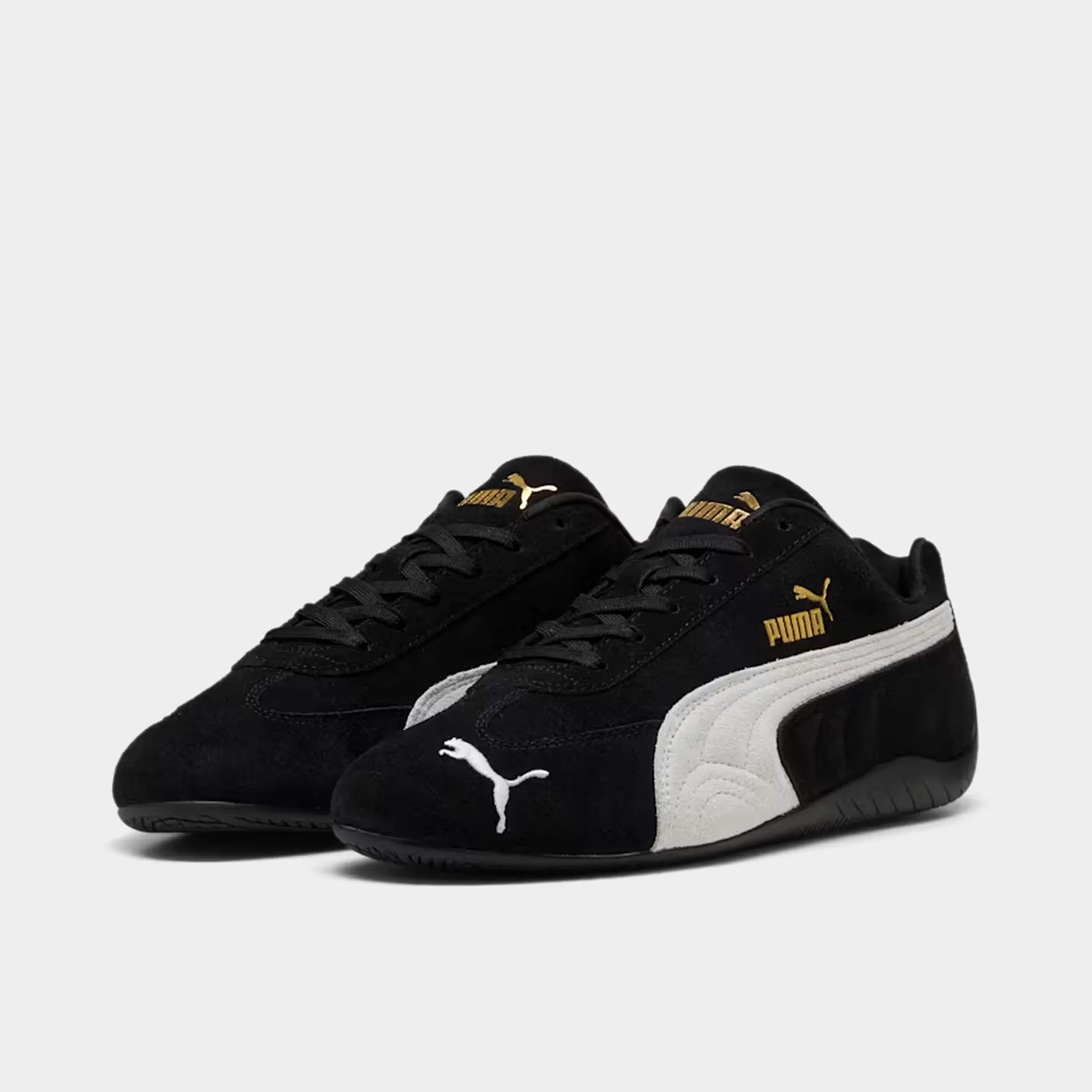PUMA Speedcat OG Black / White Smooth Sole Flexible Support