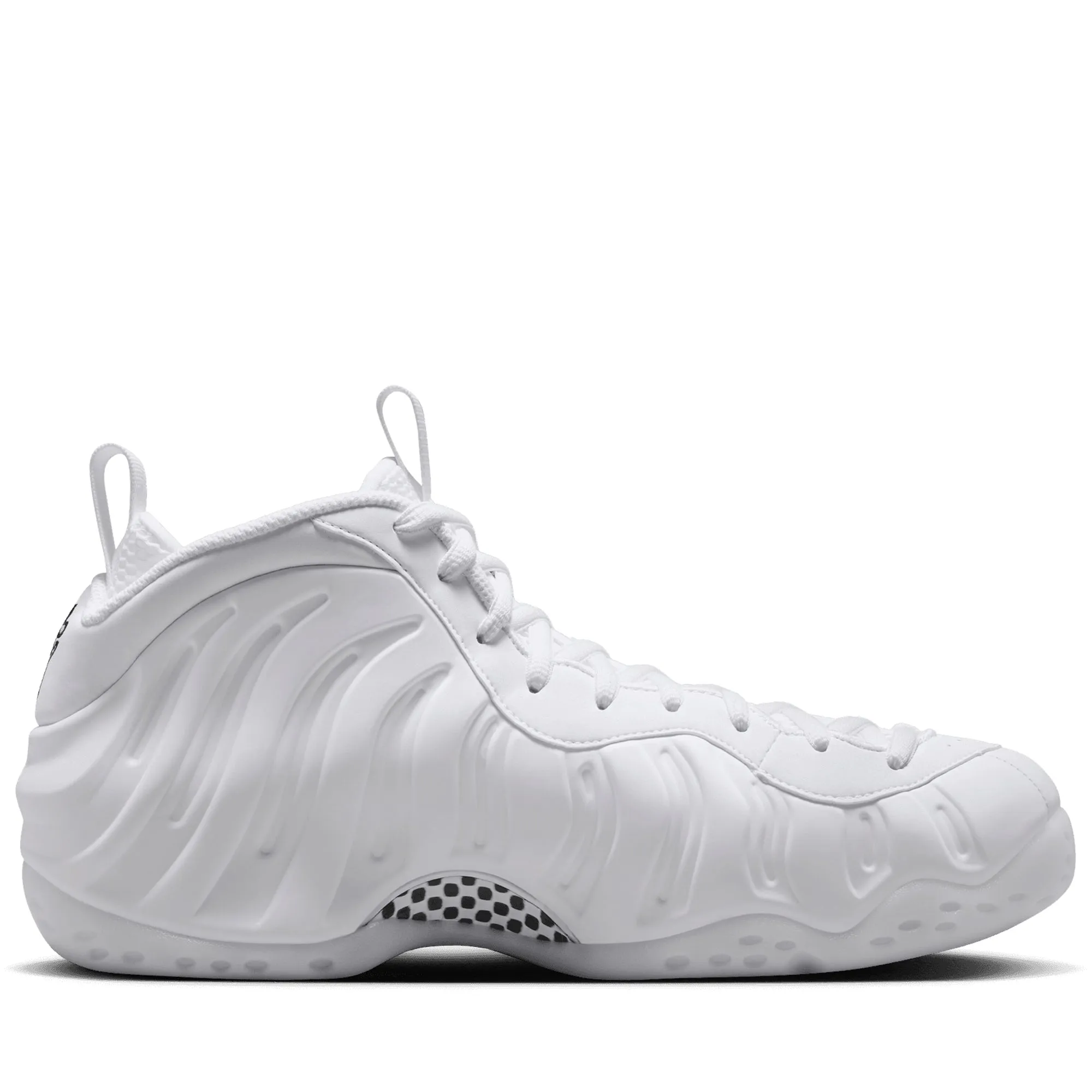 Stitch Down Construction Nike Air Foamposite One - White