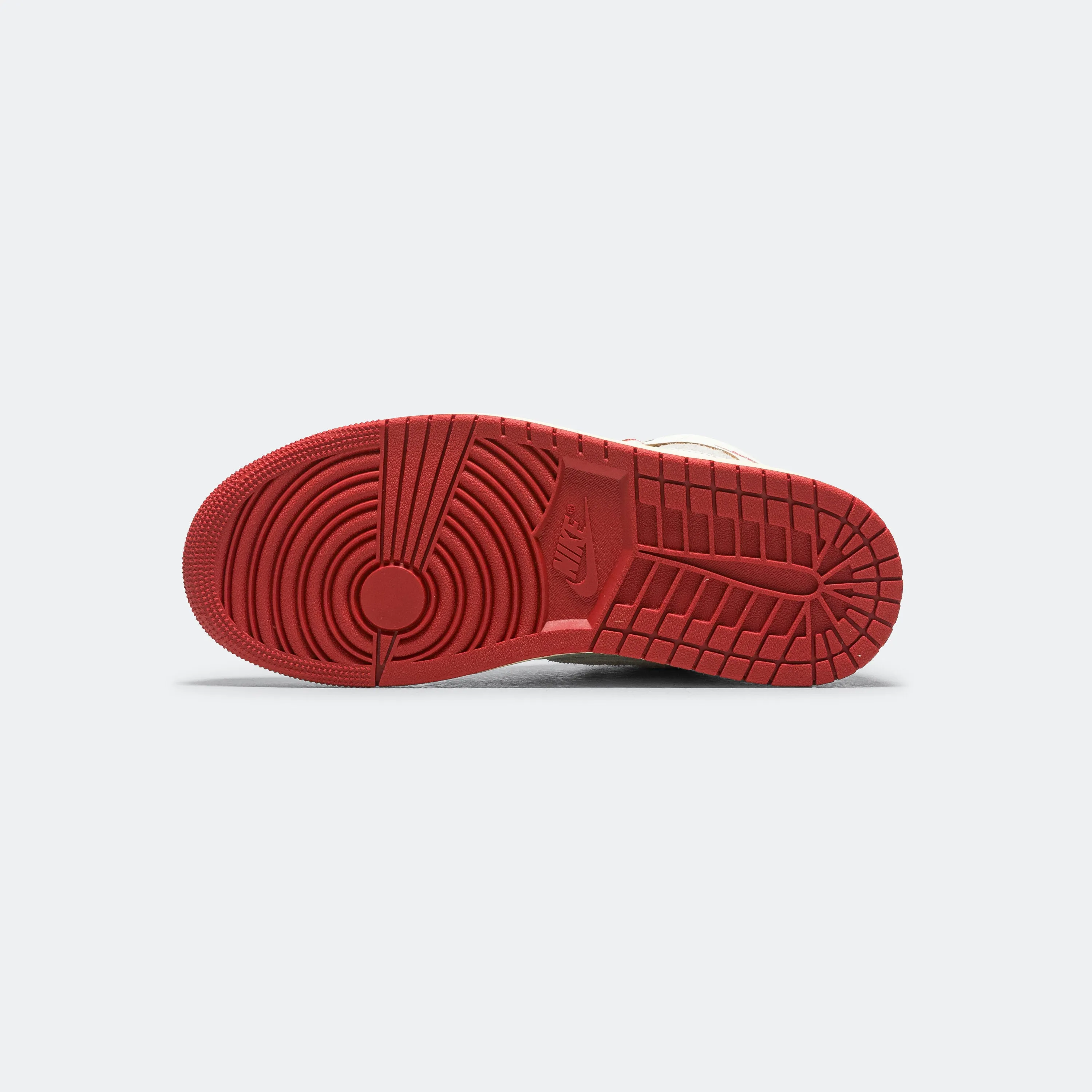 Womens Air Jordan 1 High OG - Sail/Cinnabar-Light Bone Feel Light