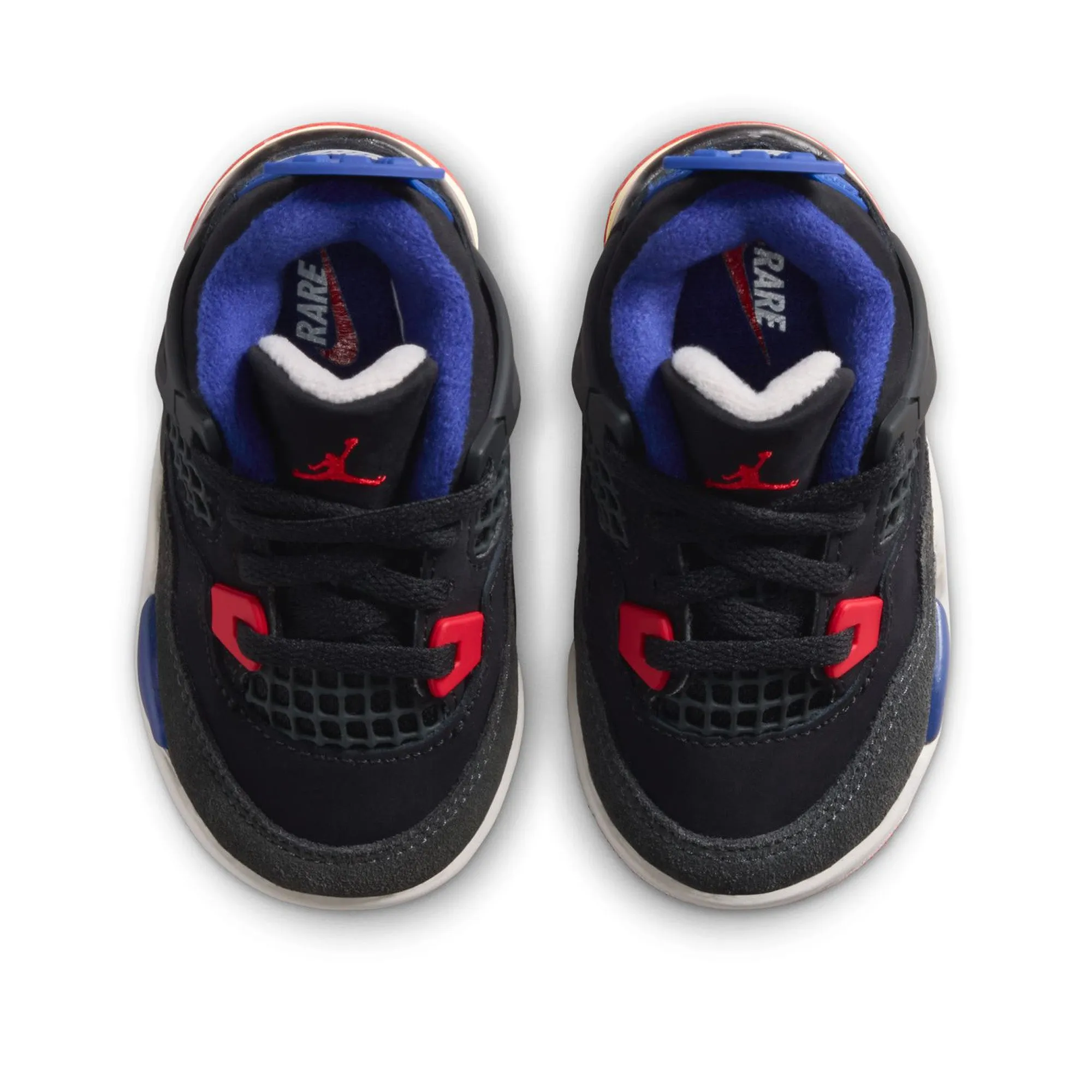 Jordan 4 Retro OG 'Rare Air' (TD) - Black/Fire Red Neutral Support Frame High Comfort