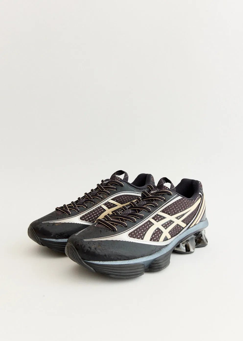 US6-S Gel-Kinetic Fluent 'Black' Sneakers polka-dot badminton