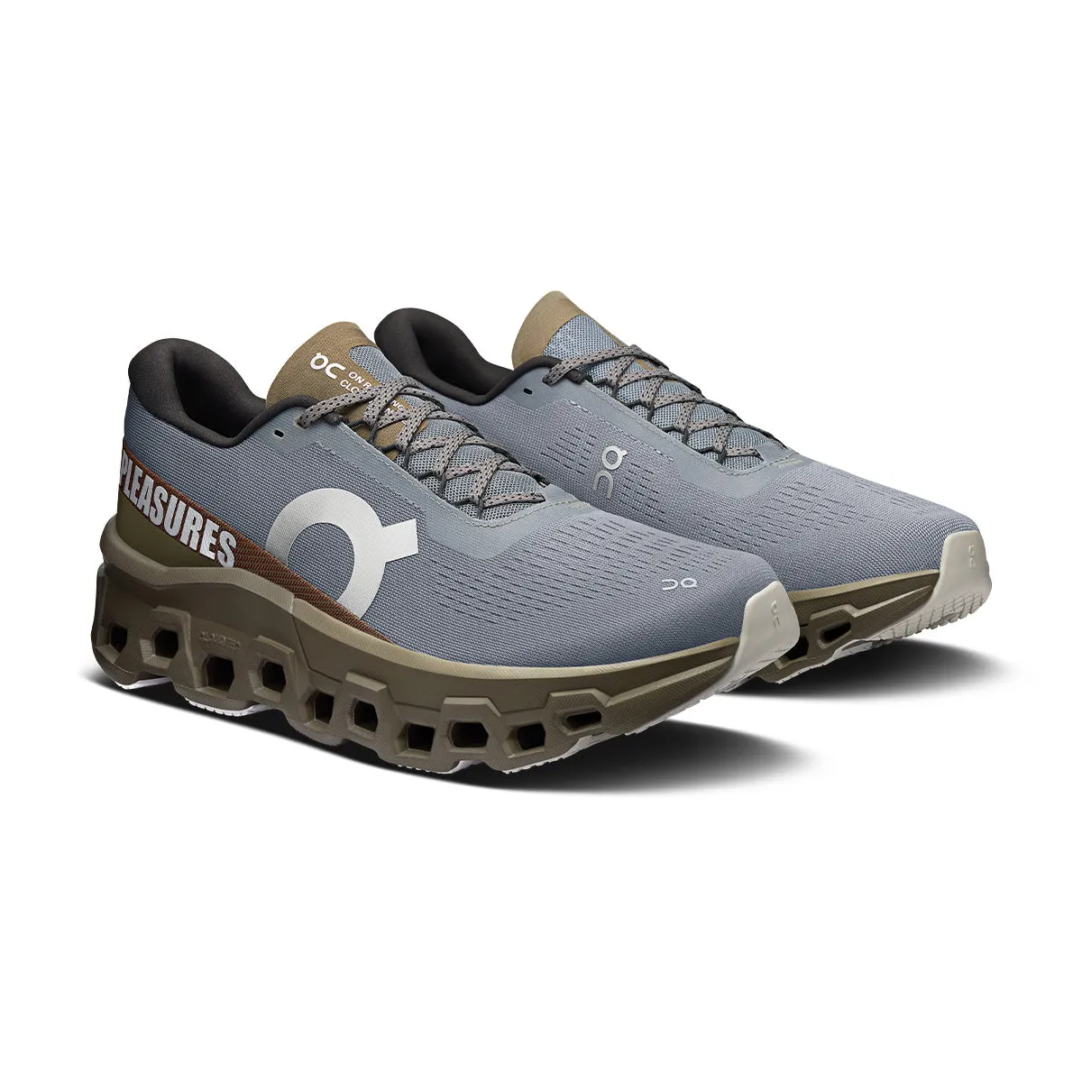 Comfort Strap Smooth Soles   PLEASURES   The LOOP Running Supply Wmns Cloudmonster 2 'Mist Olive'