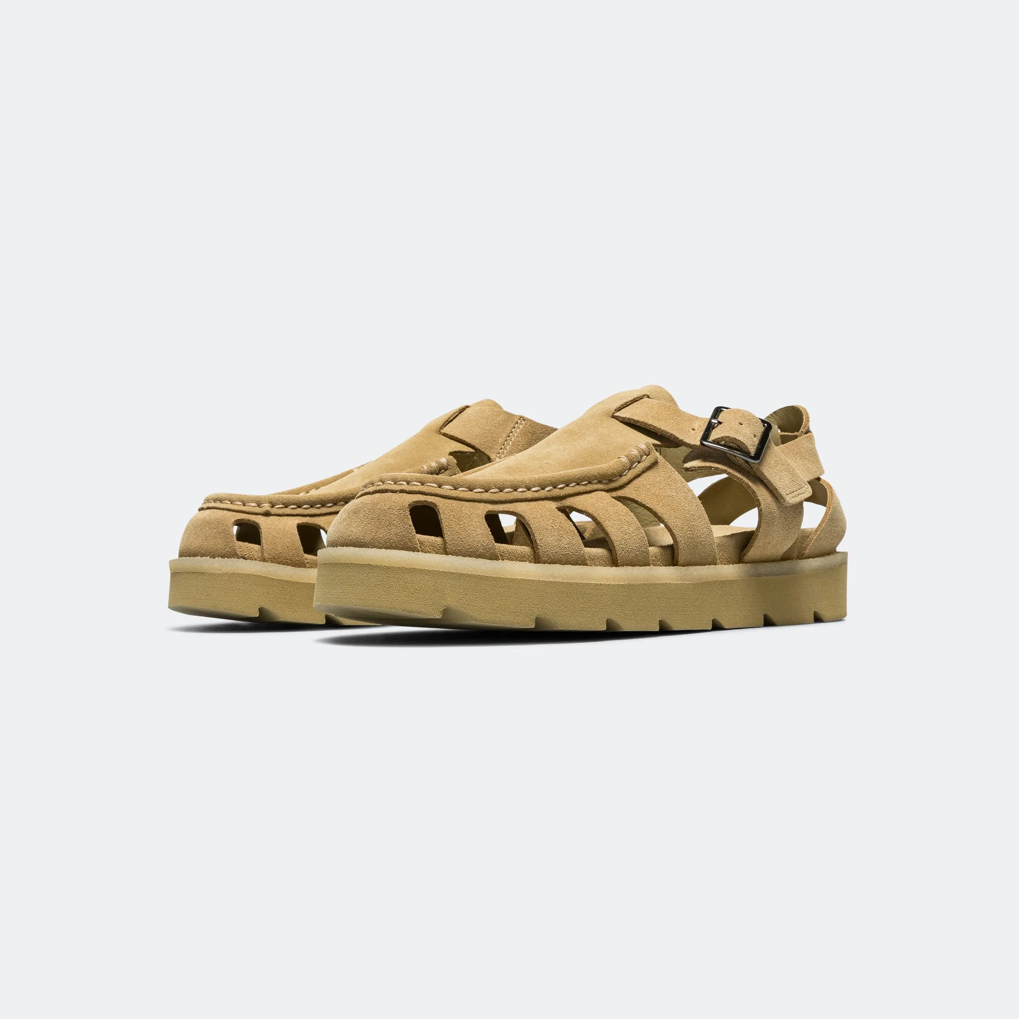 Meare Buckle - Maple Suede Gym suitable