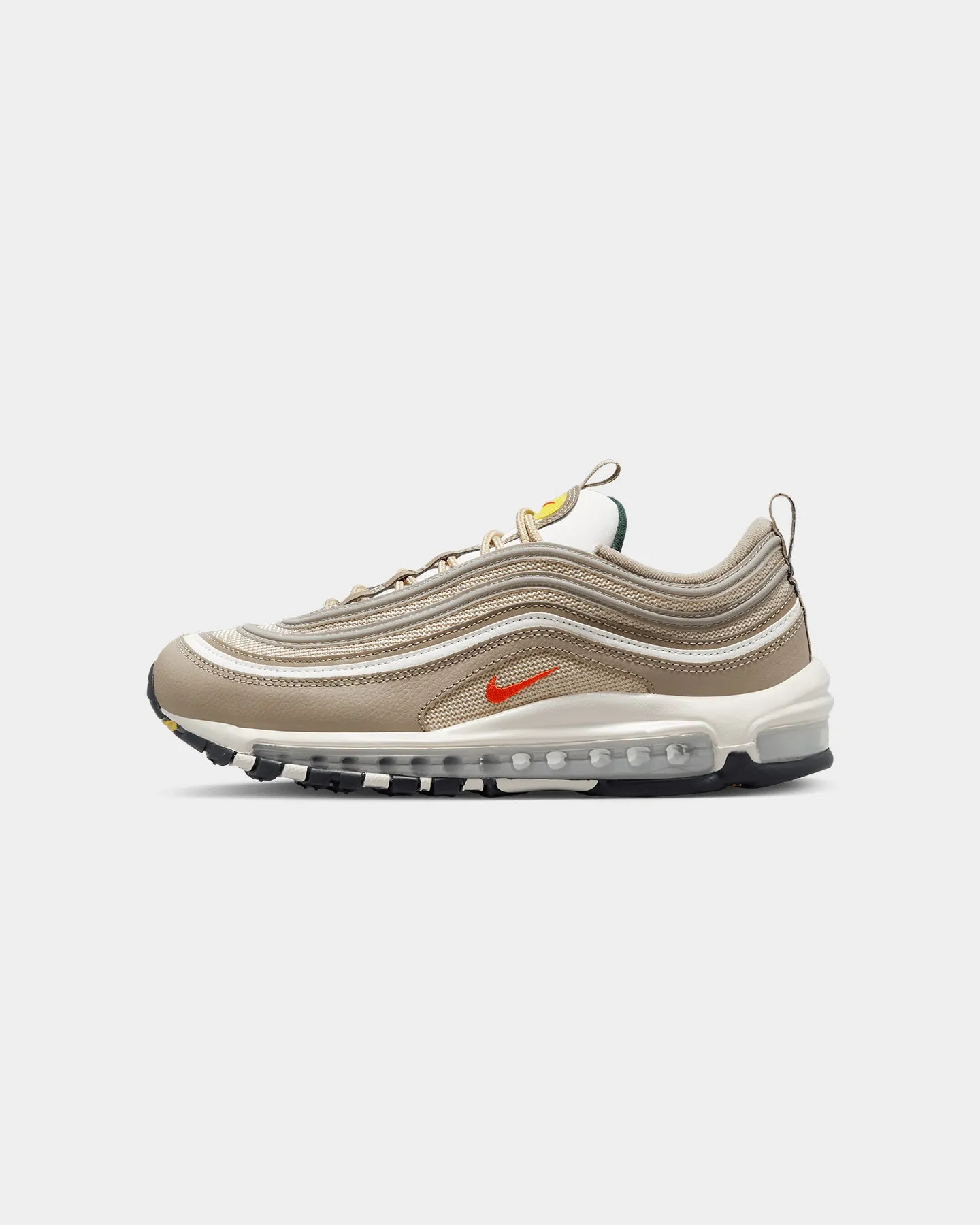sport - wear Nike Women's Air Max 97 SE Khaki/Picante Red/Sesame Sail