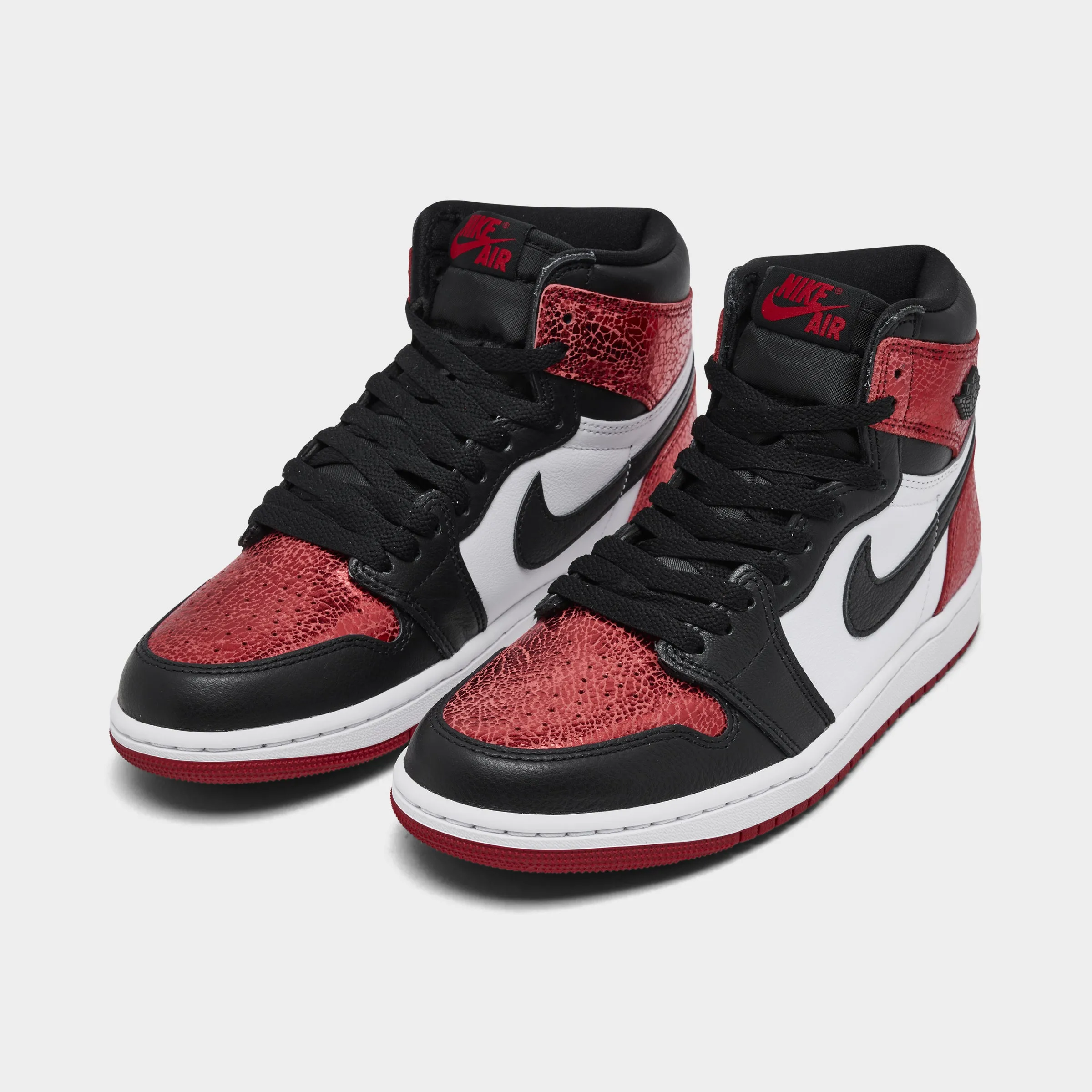 Street Walks Jordan Women's 1 Retro High OG Varsity Red / Black - White