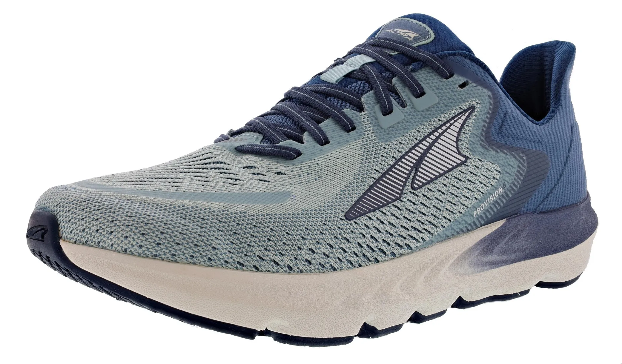 arch - contouring insoles logo - branded running gear Altra Men's Provision 6 Comfort Running Shoes