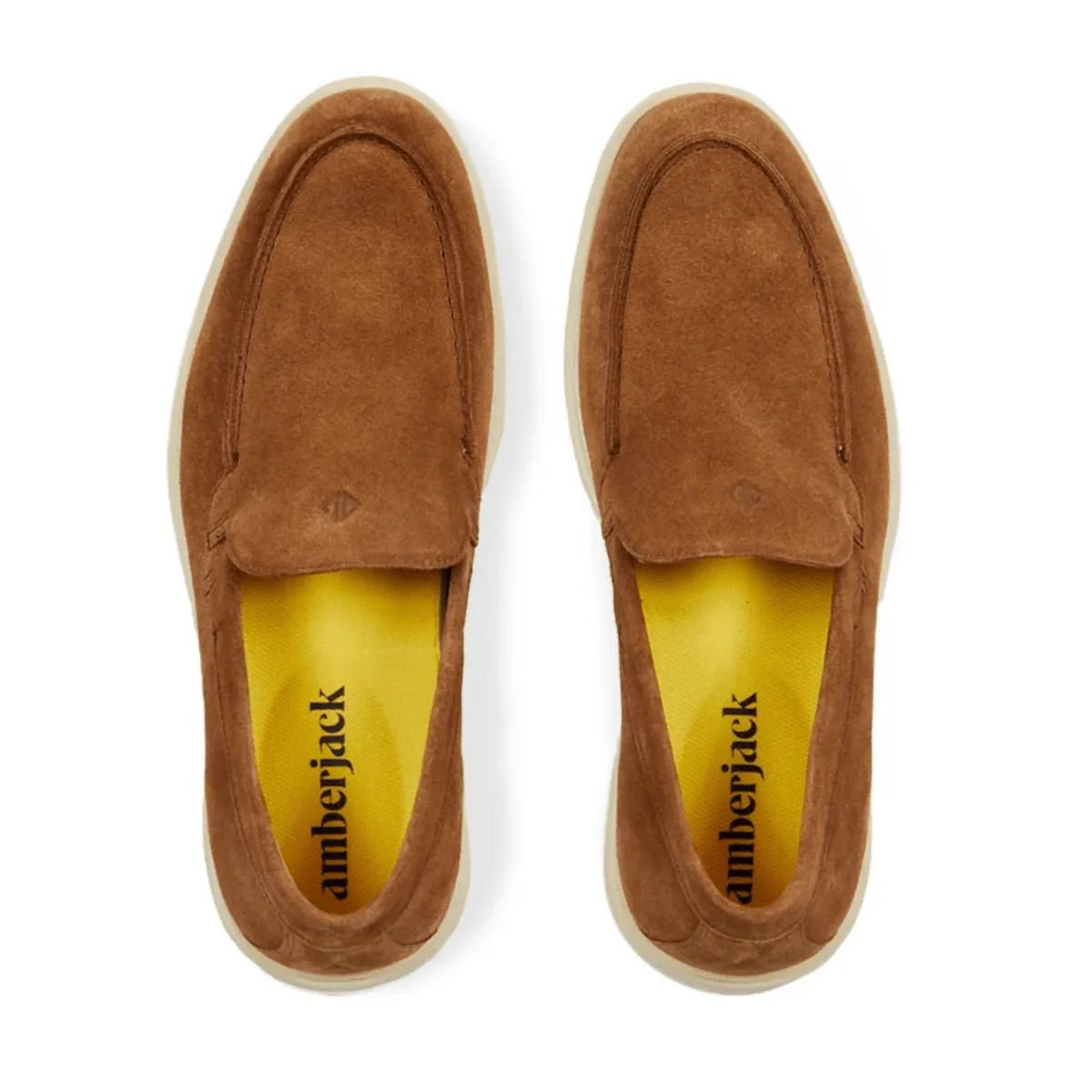 Amberjack Men's The Loafer Grizzly Suede Slip On Men Mode