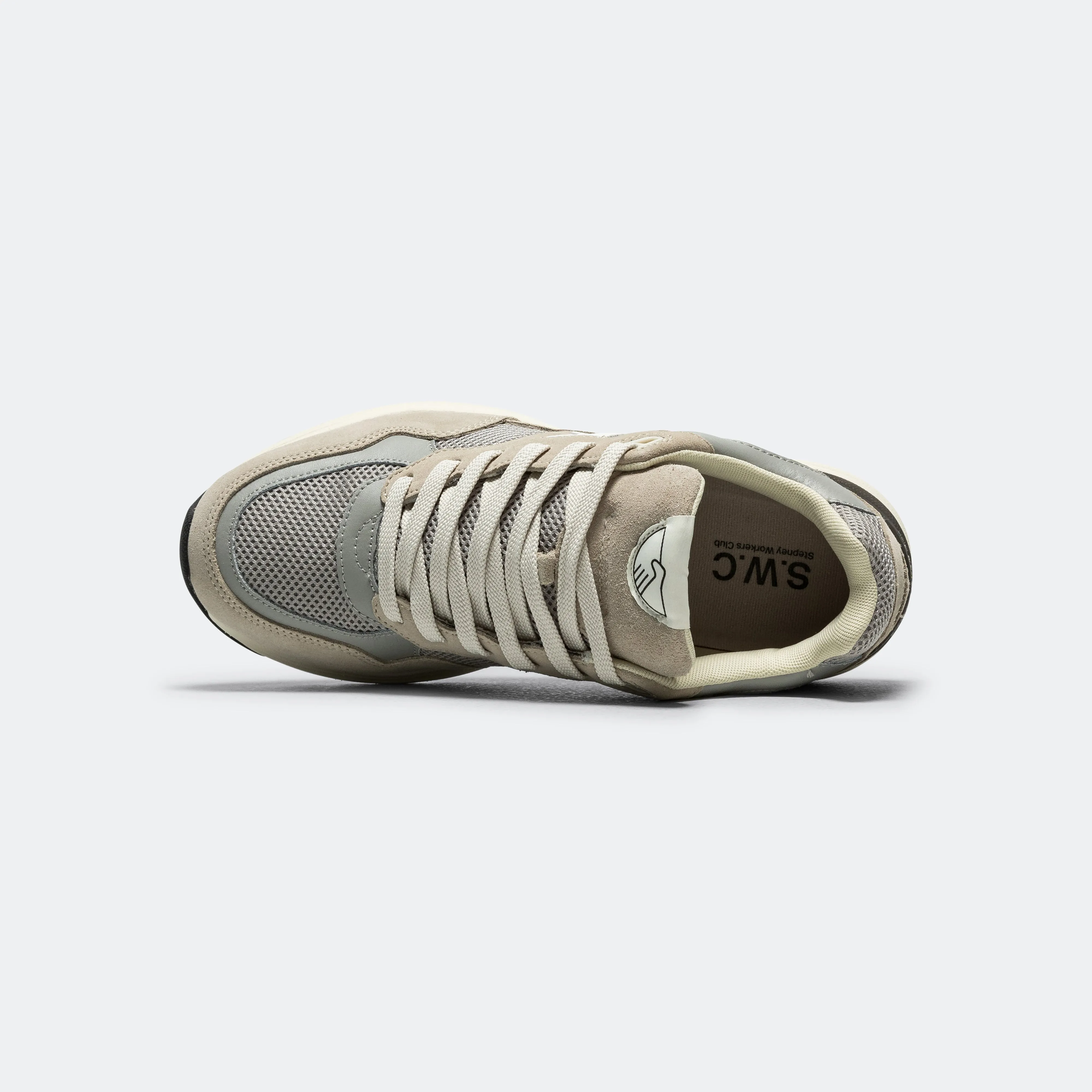 Amiel S-Strike Suede Mix - Light Grey Hyper Responsive Cushioning Foot Protection