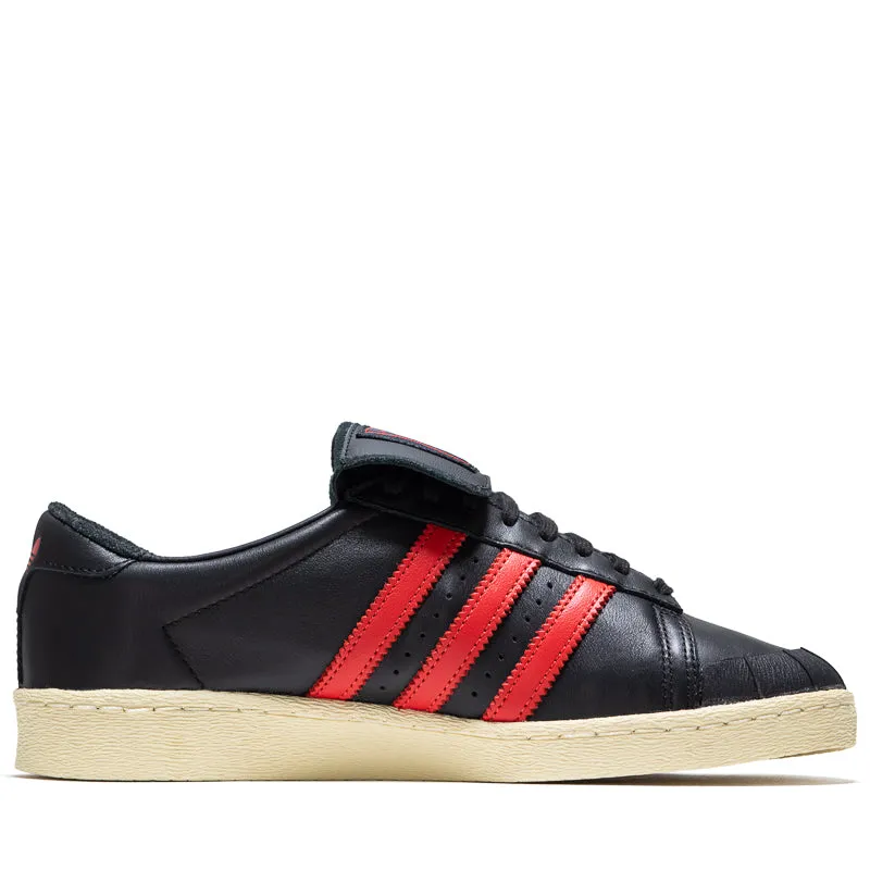 Willy Chavarria x Adidas Jabbar Low - Core Black/Red Push Forward Breathable mesh