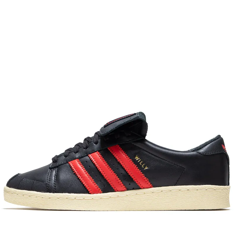 Flexible Toe Box Willy Chavarria x Adidas Jabbar Low - Core Black/Red