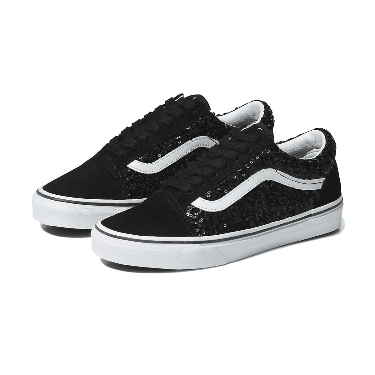Fashion Edge Green Core Old Skool 'Sequins'