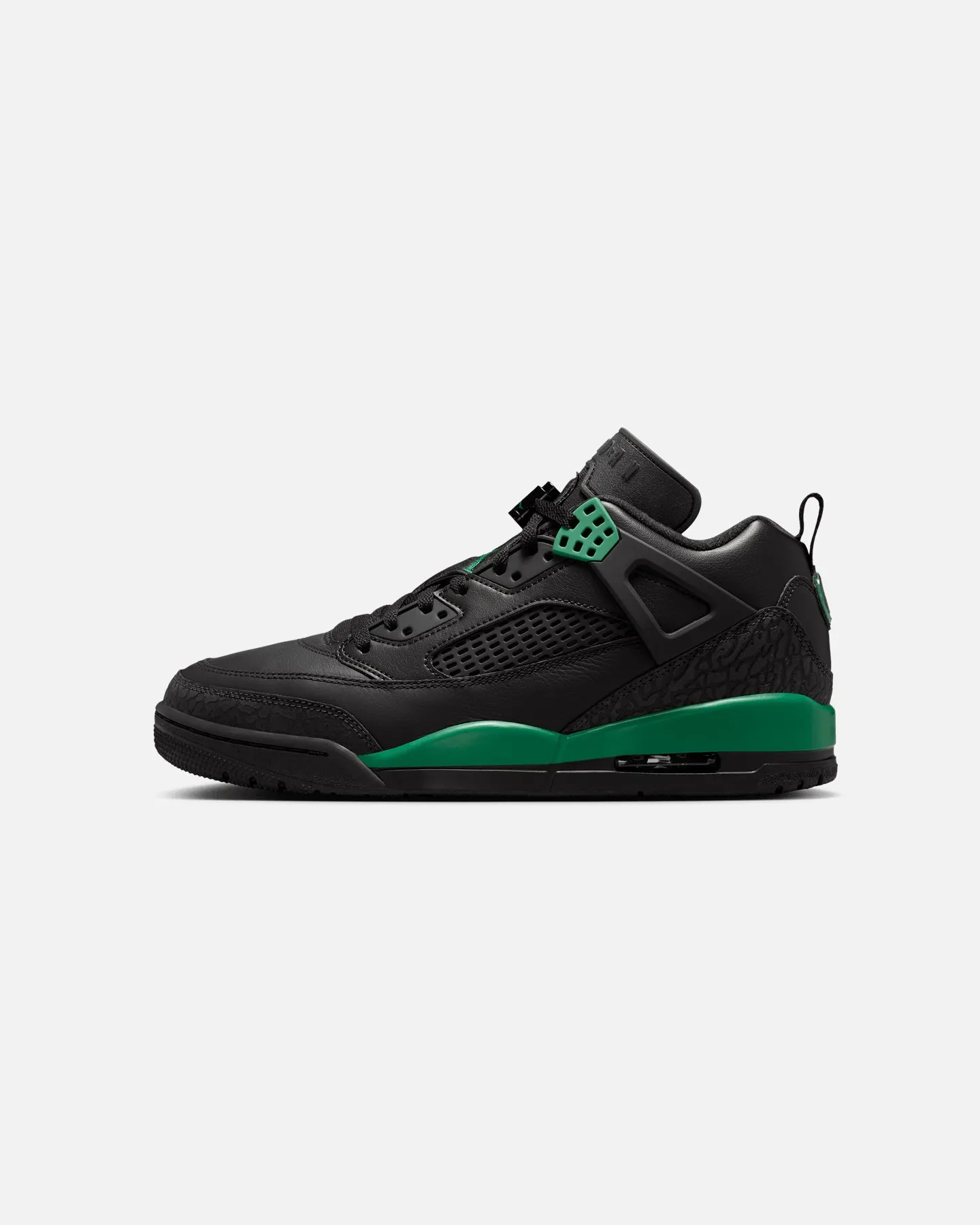 Gloss Finish Jordan Spizike Low "Celtics" Black/Green