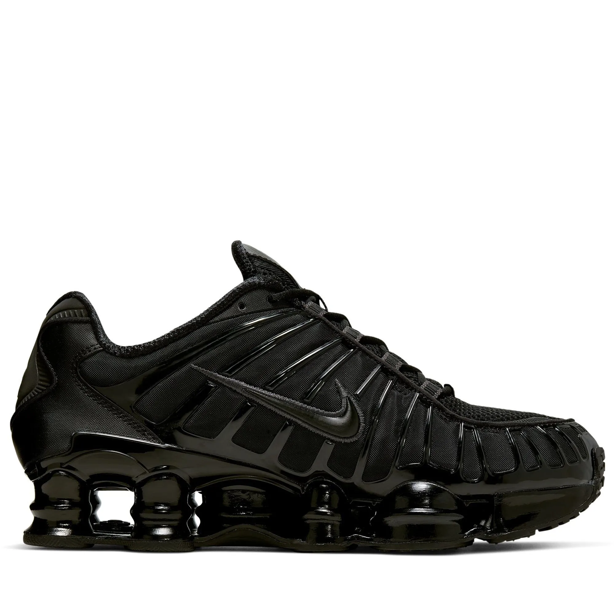 Nike Shox TL - Black/Black Shock   Resistant Thermoplastic Reinforcement