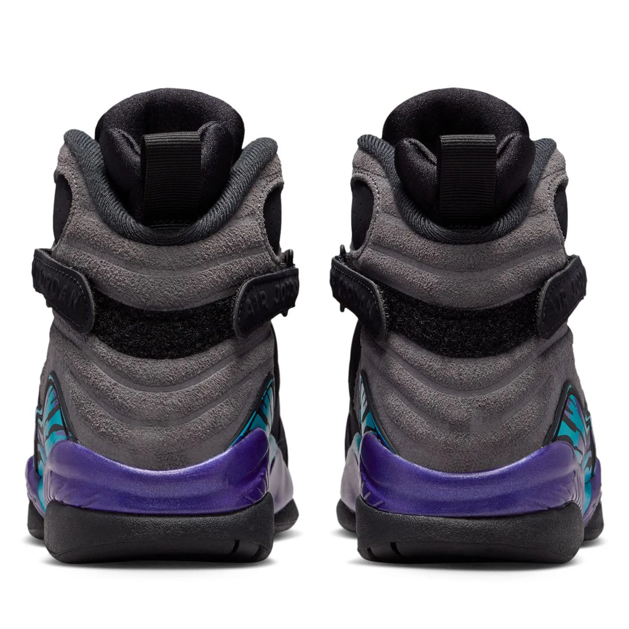 Air Jordan 8 Retro 'Aqua' (GS) - Black/Multi Hyperelastic Response
