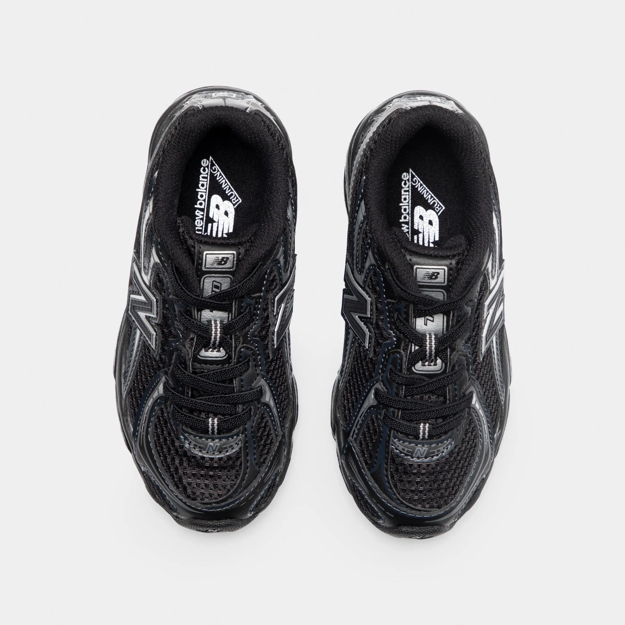 New Balance Children's 740 Black / Silver Metallic Summer cool Early Jog