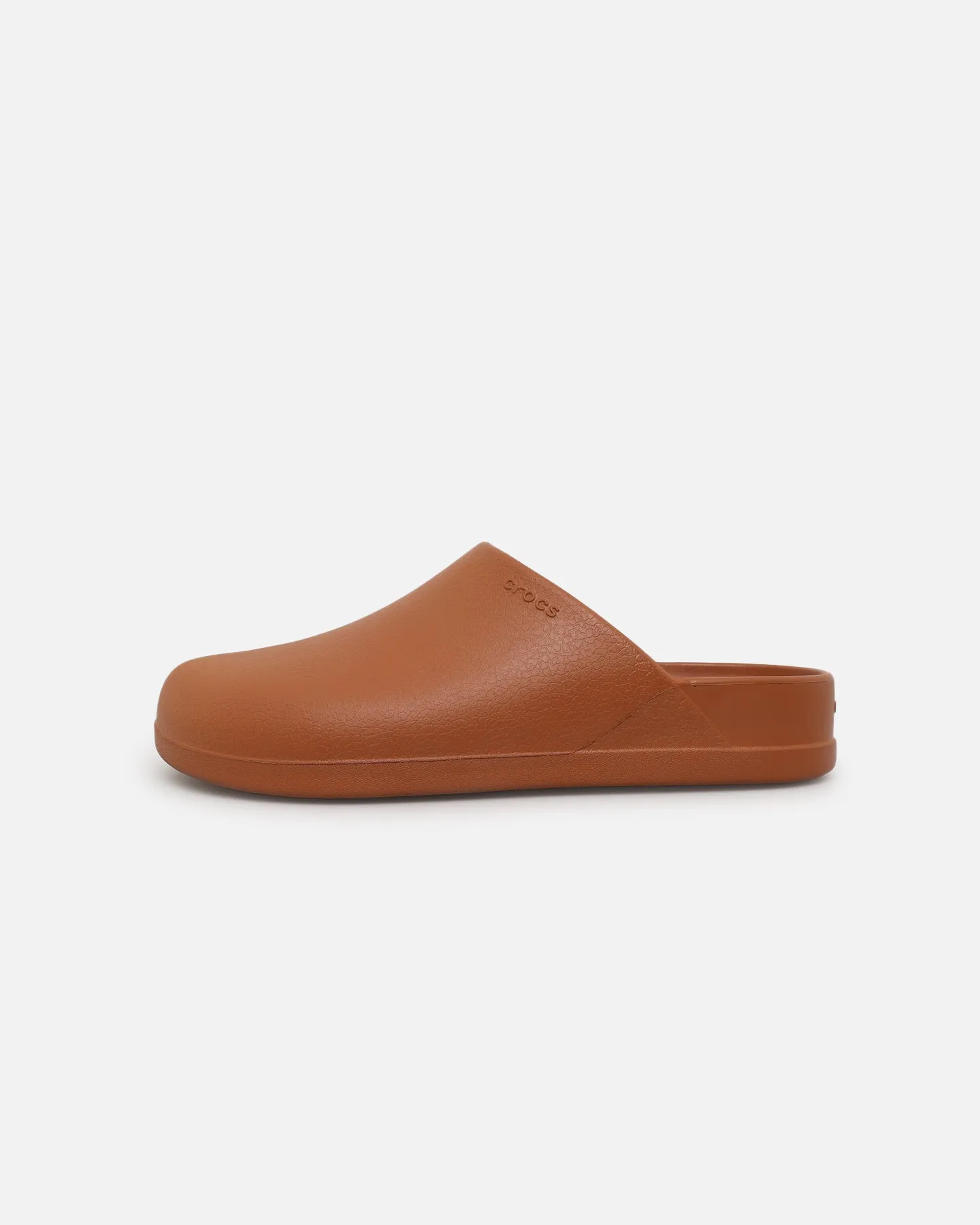 Crocs Dylan Clog Cognac Elastic laces Comfort footbed
