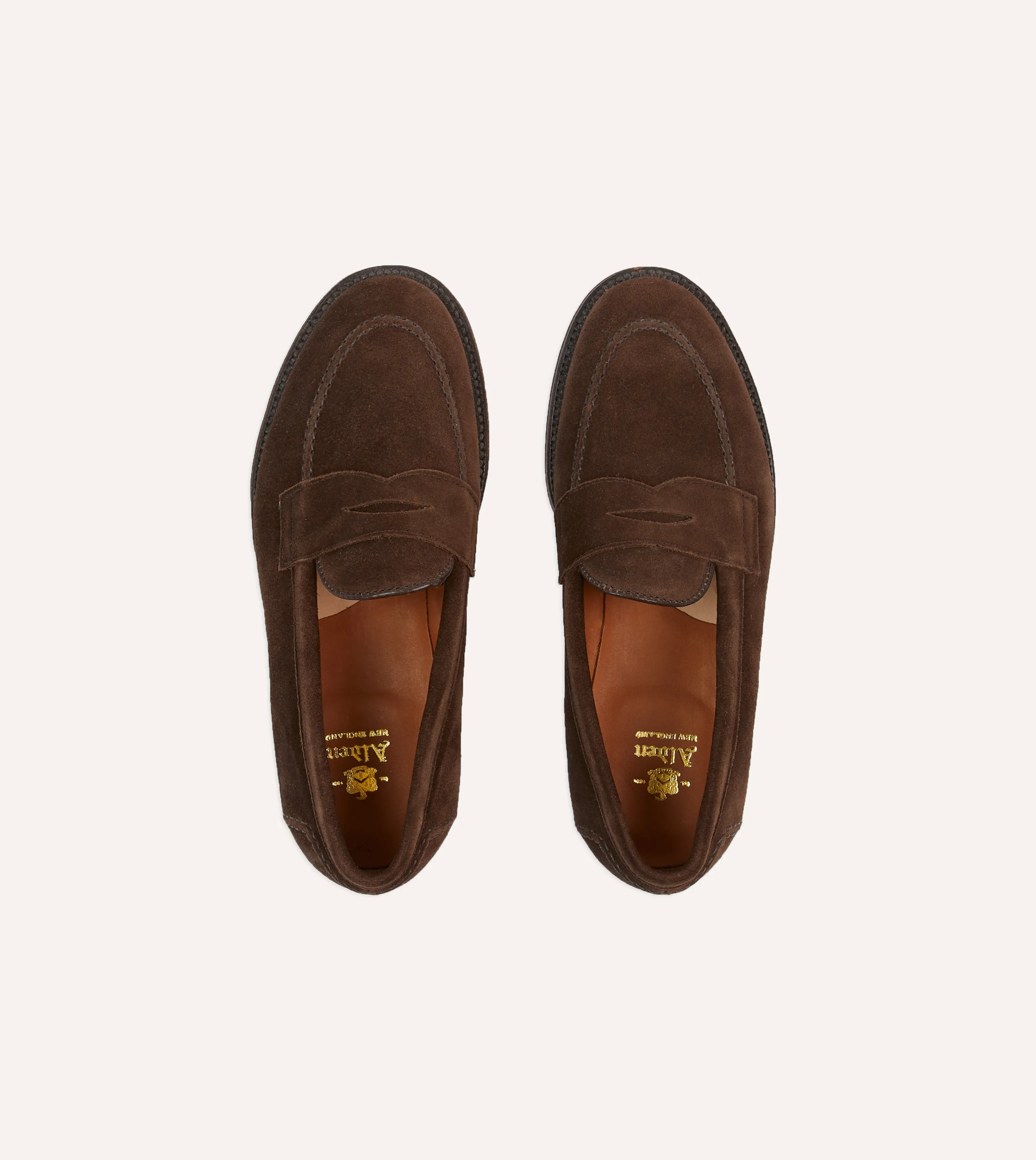 Daily Shade Alden Brown Suede Penny Loafer