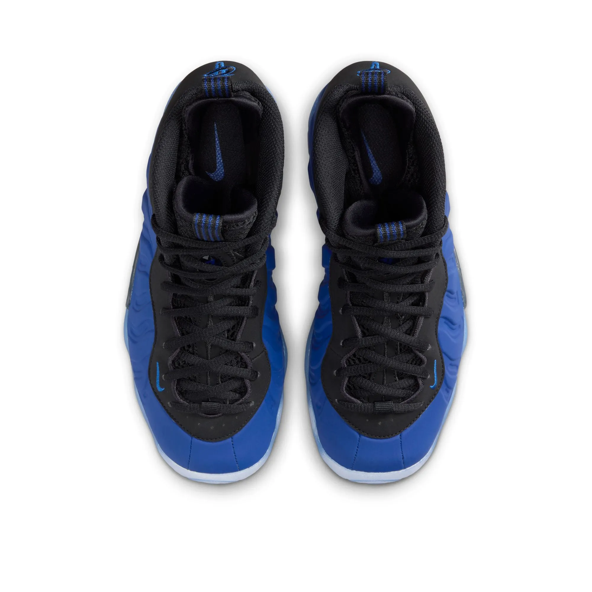 Impact-absorbing Nike Little Posite One (GS) - Deep Royal/Black