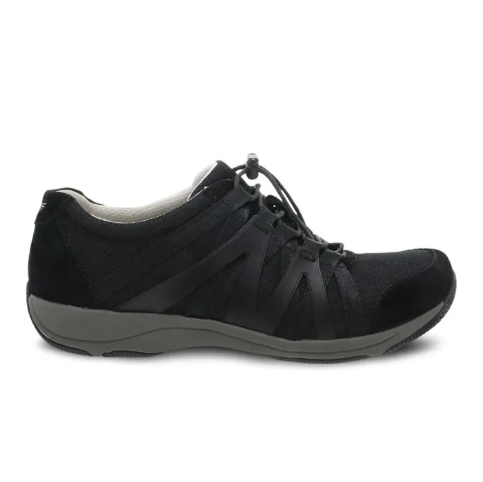 Womens Dansko Henriette Sneaker Black Walk-Ready Shoes