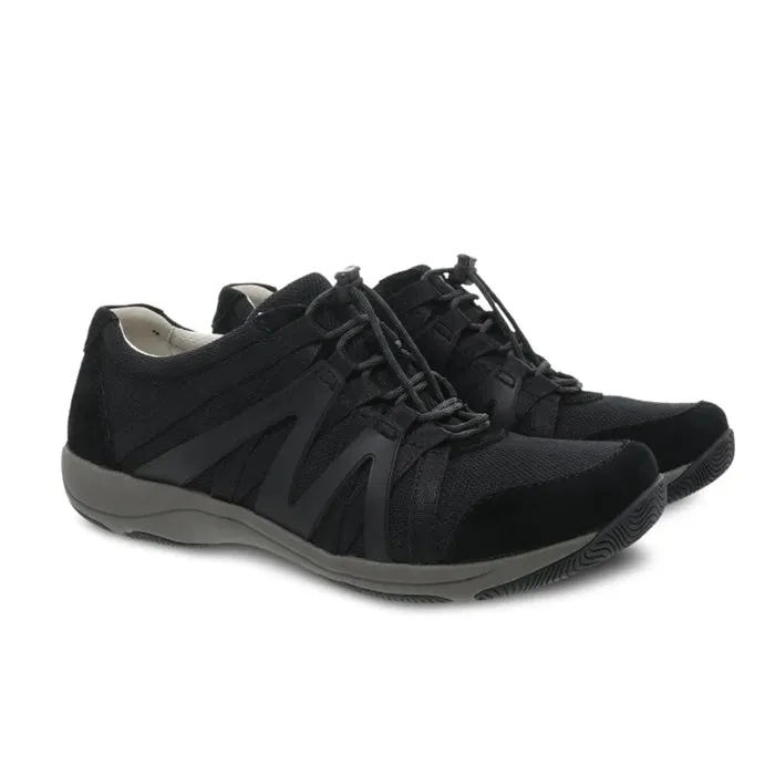 Womens Dansko Henriette Sneaker Black Sport Touch