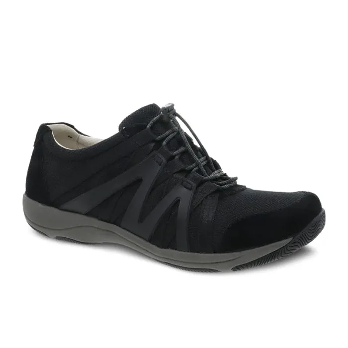Womens Dansko Henriette Sneaker Black Grip Comfort Harbor Walk