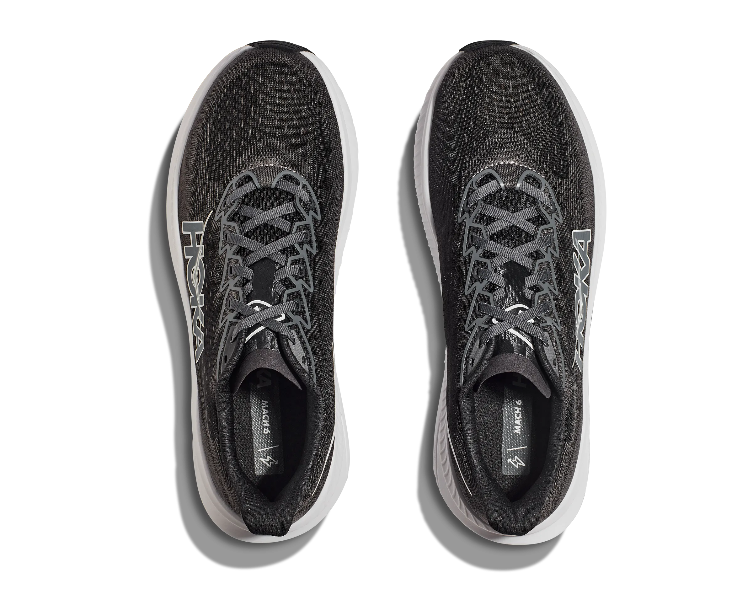 HOKA MACH 6 MEN'S perforated design fade - resistant