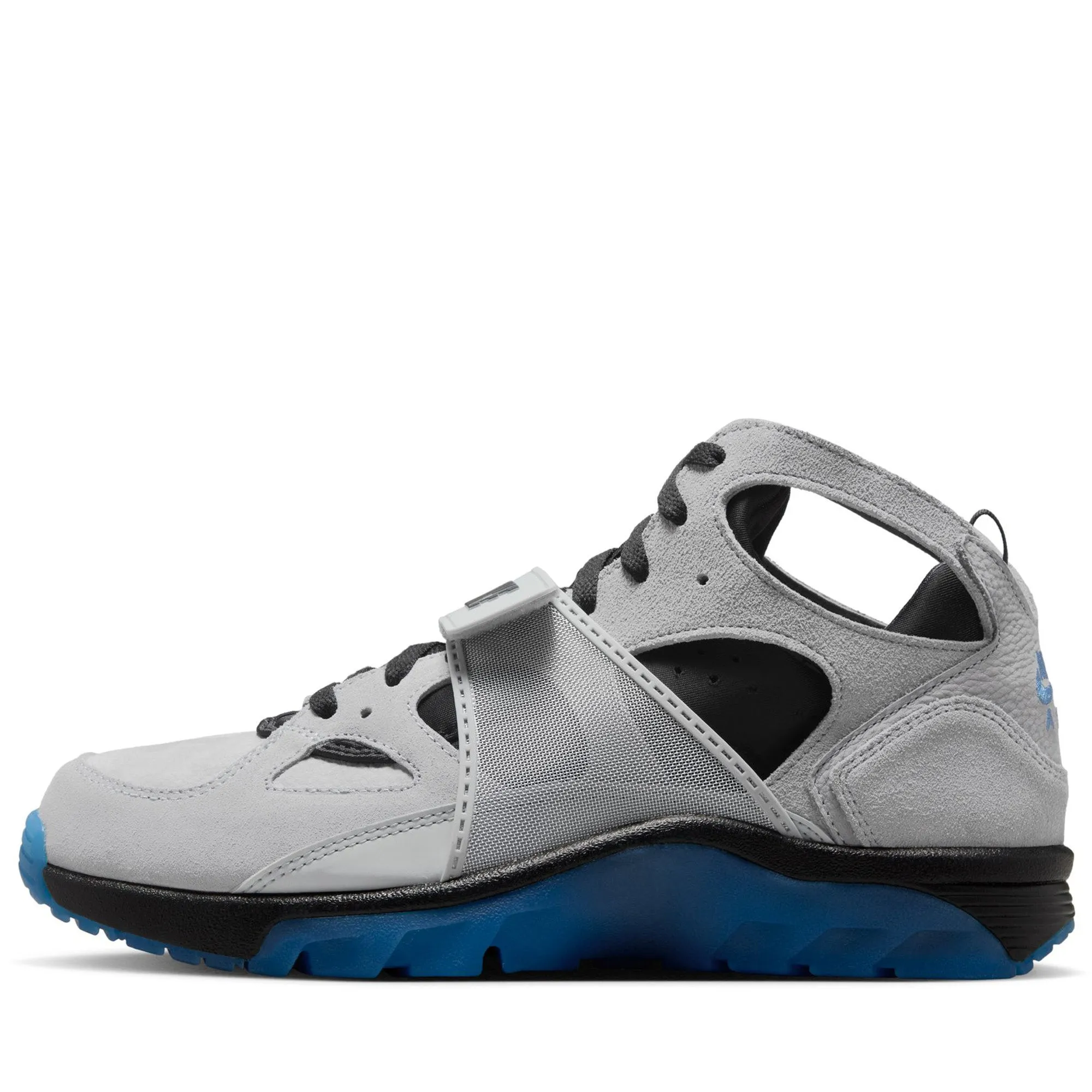 Ankle Hugging Design Bacterial Resistant Lining Nike Air Trainer Huarache - Wolf Grey/Star Blue